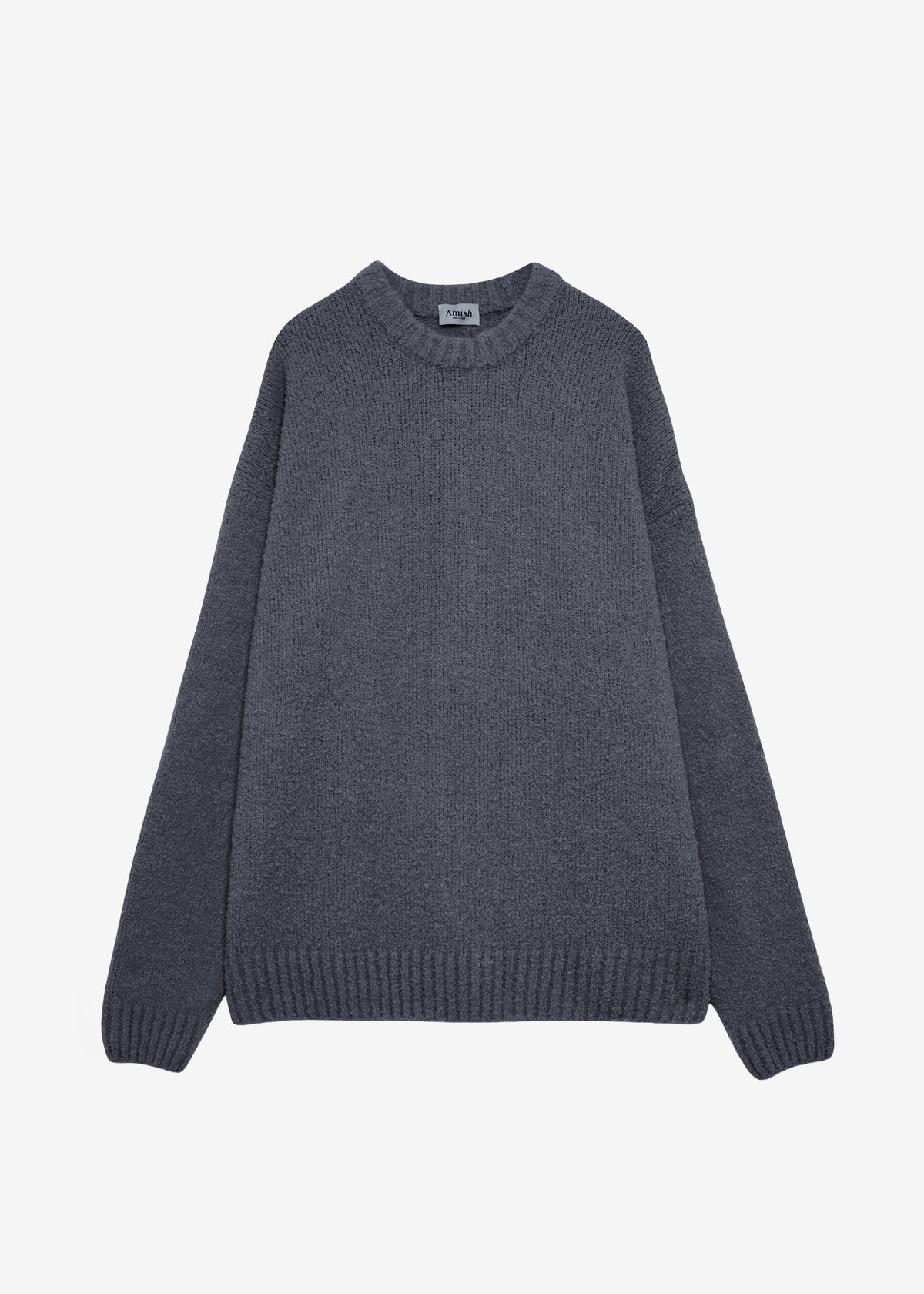 Amish Supplies Oversized Crewneck Sweater - Grey - 12