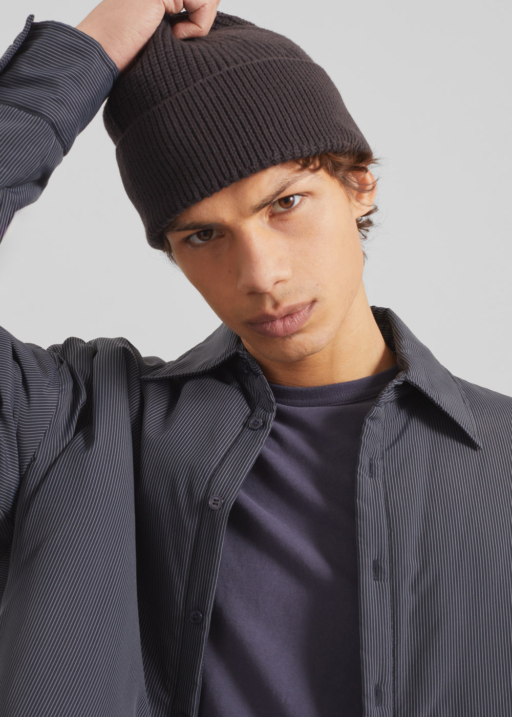 Amo Wool Beanie - Dark Plum