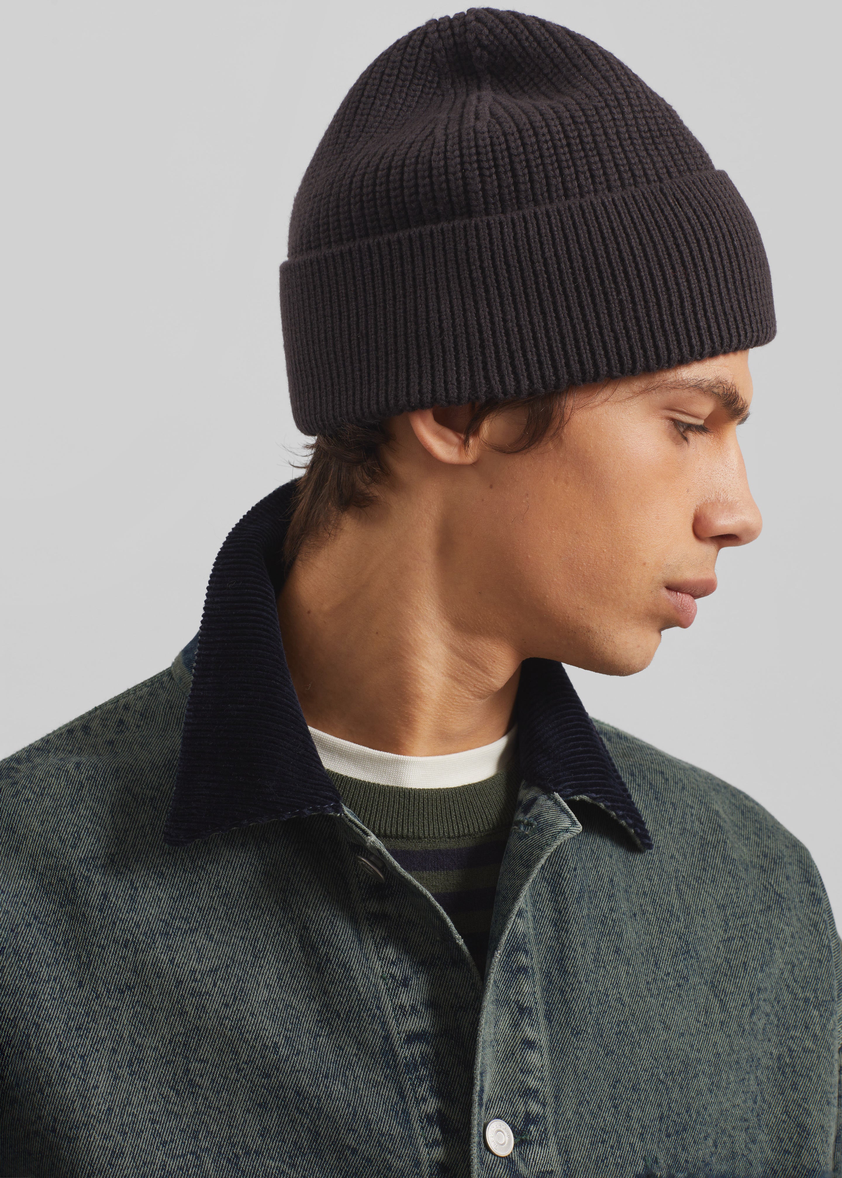 Amo Wool Beanie - Dark Plum - 4