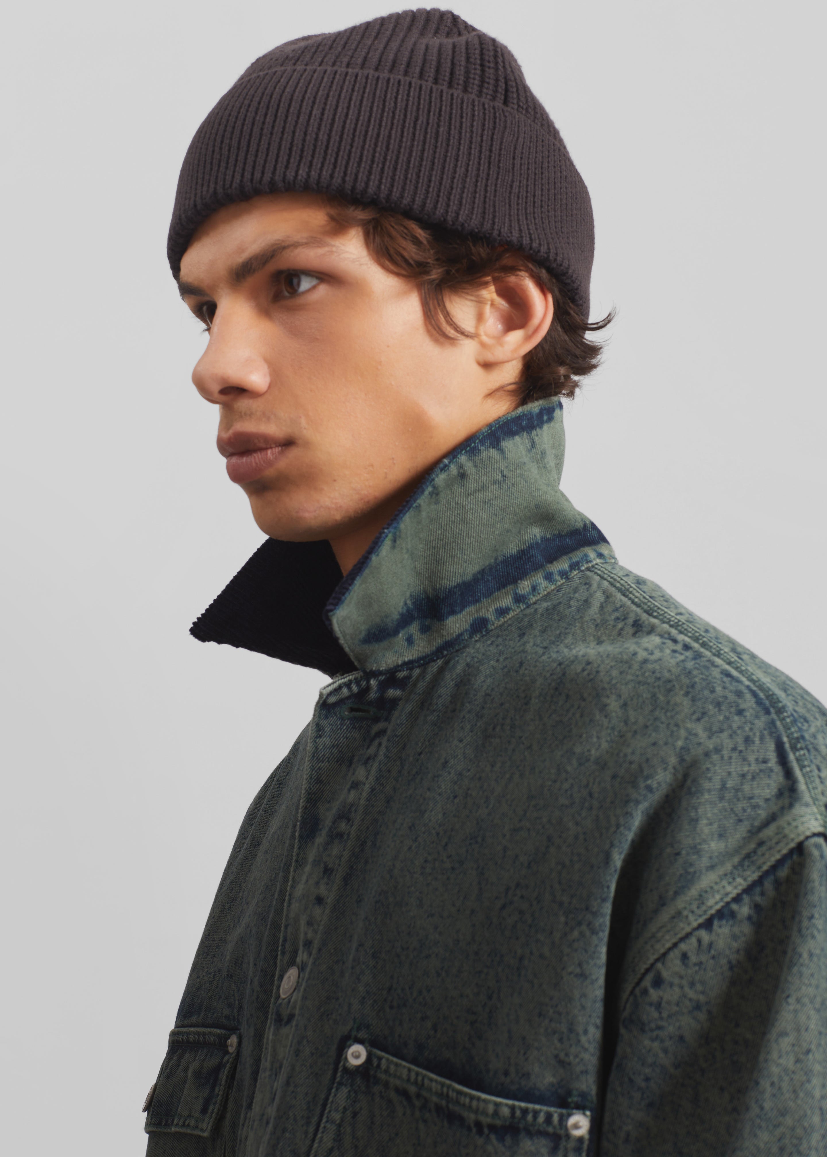 Amo Wool Beanie - Dark Plum - 2