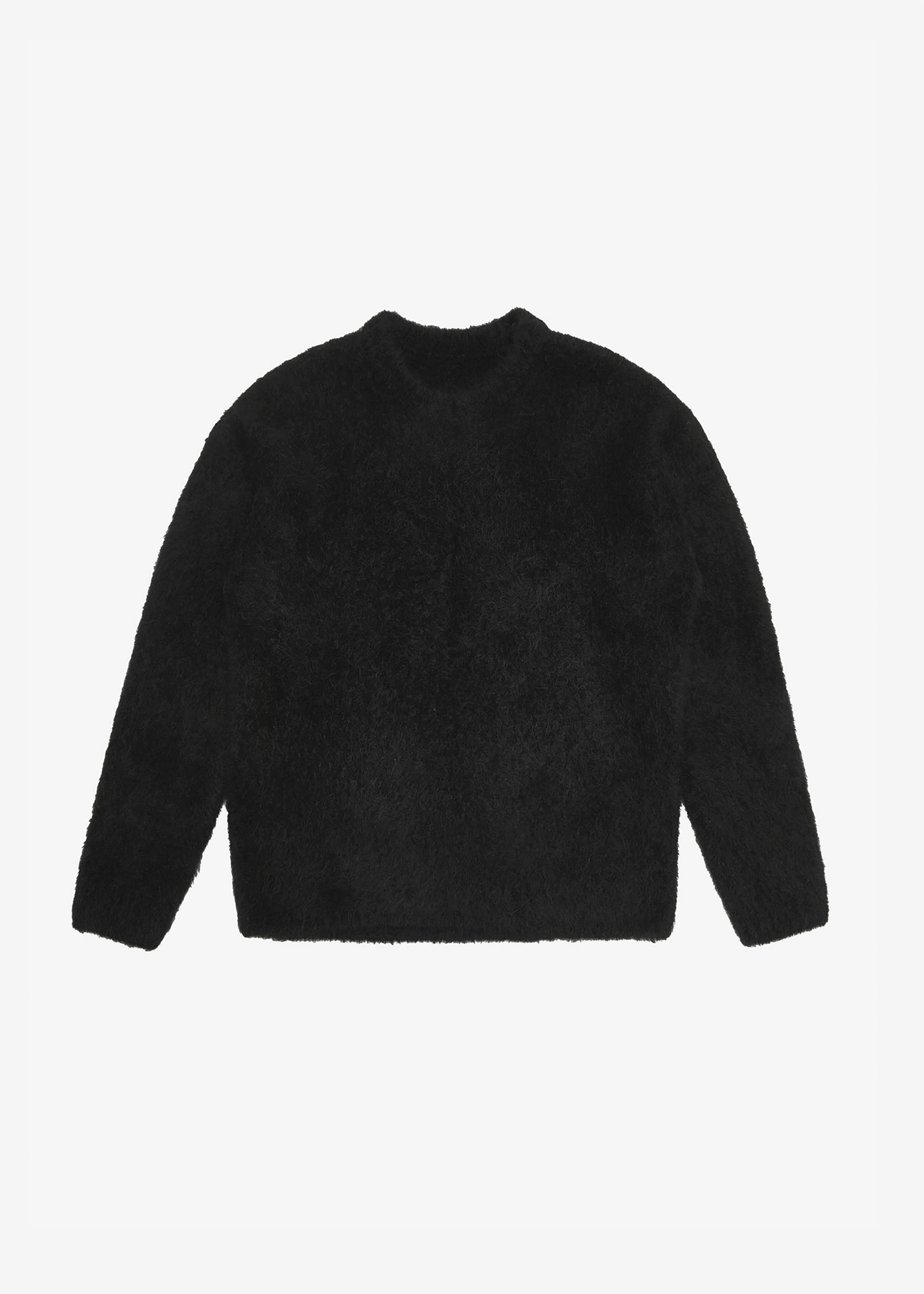 Amomento Round Neck Pullover - Black - 6