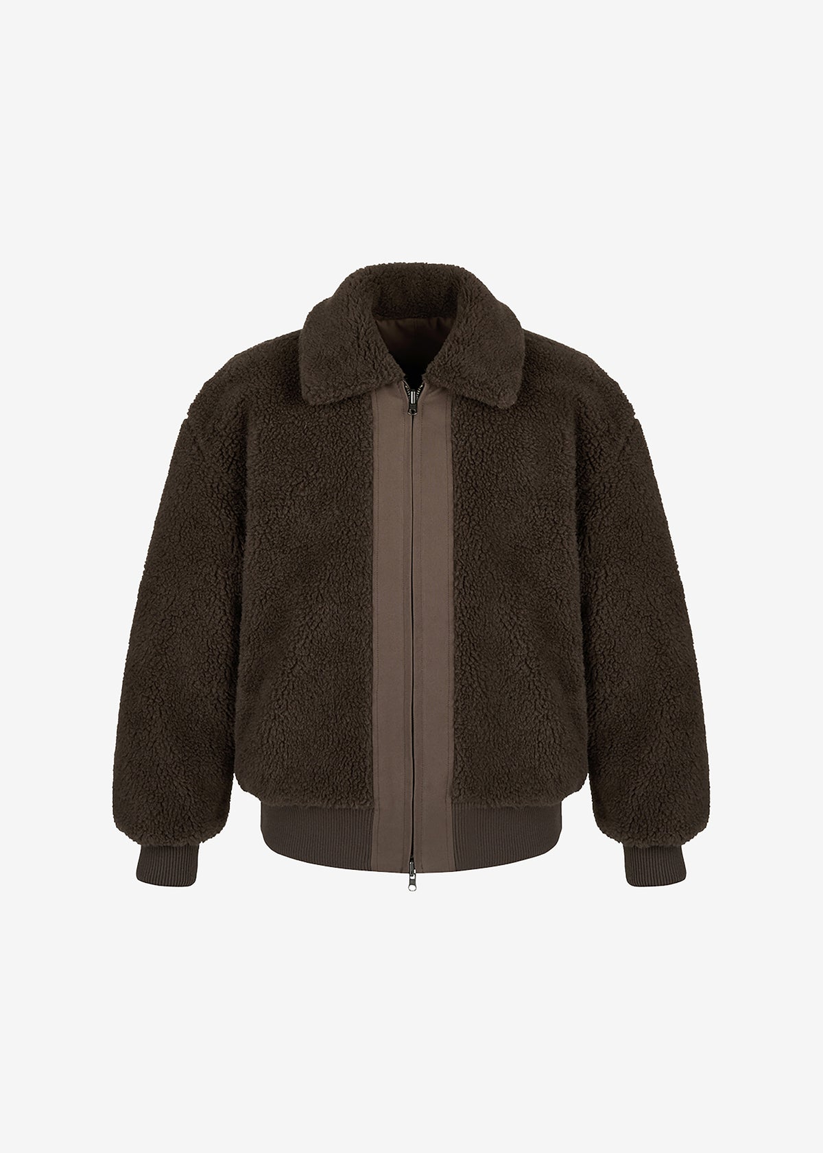 Amomento Cotton Reversible Shearling Jumper - Brown