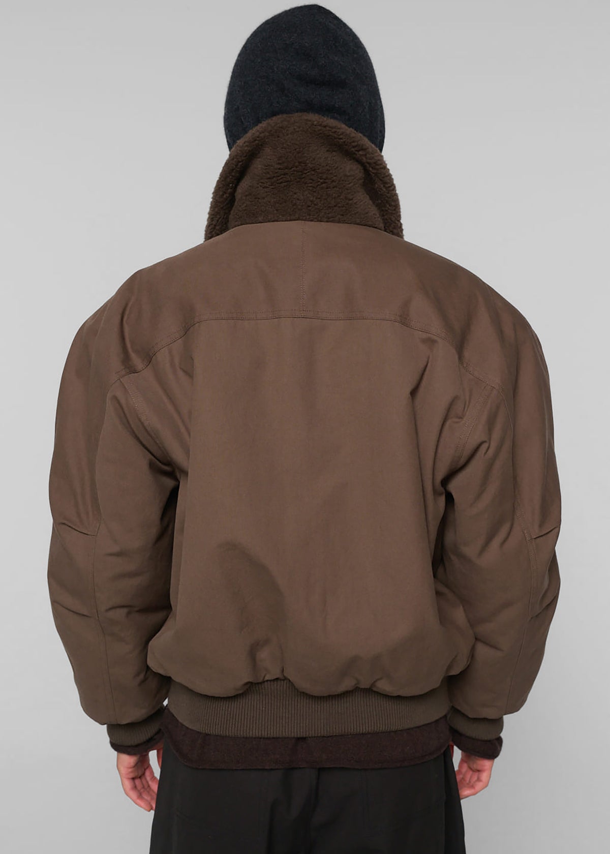 Amomento Cotton Reversible Shearling Jumper - Brown