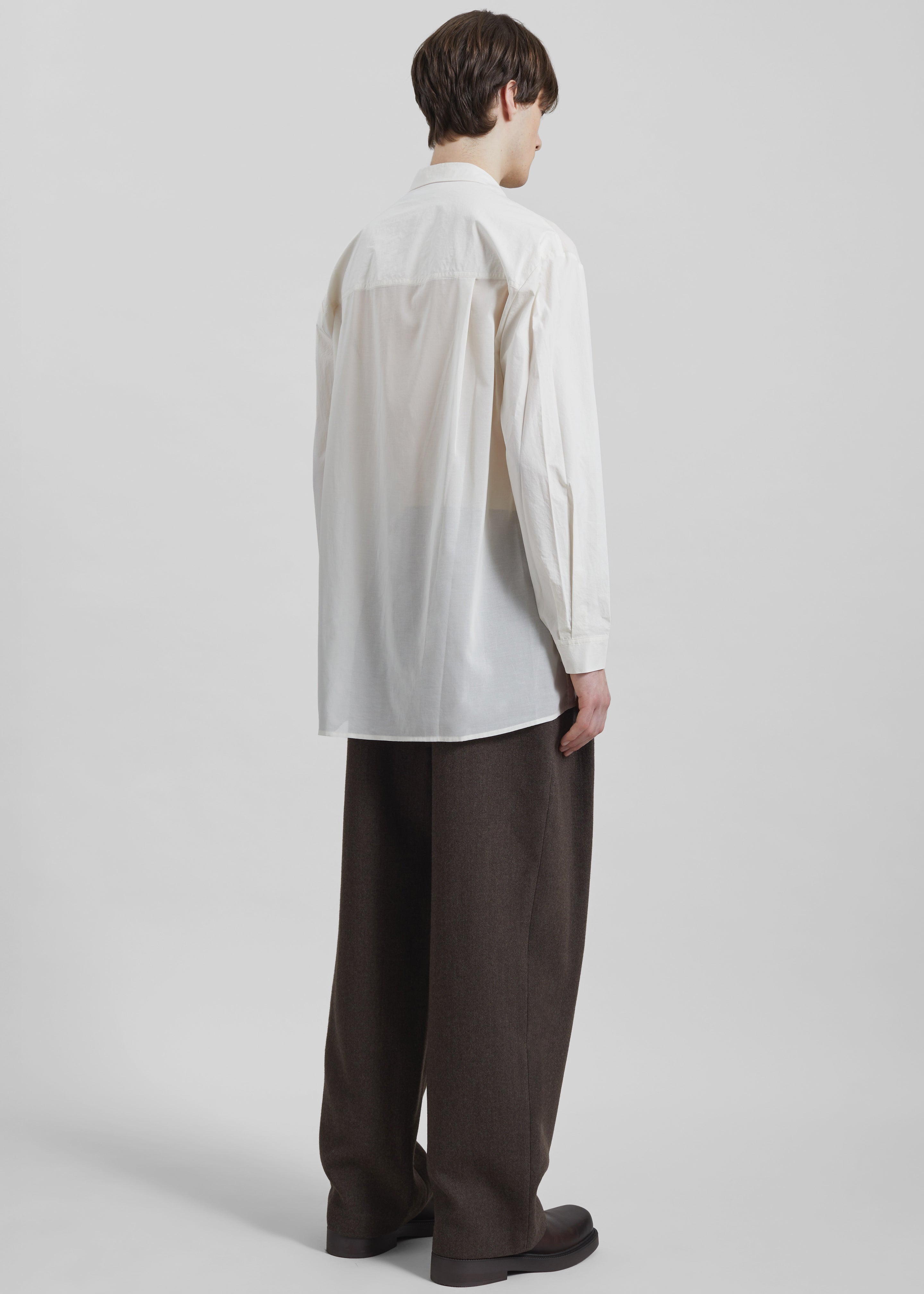 Amomento Drawer Pocket Shirt - Ivory - 7