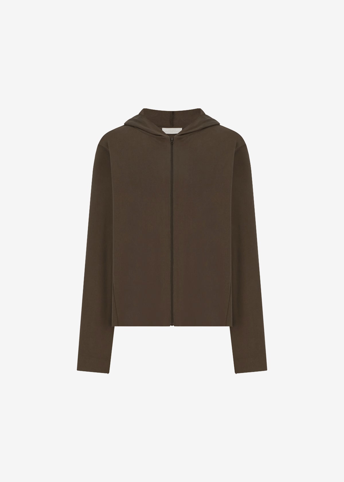 Amomento Jersey Hooded Jumper - Brown - 7