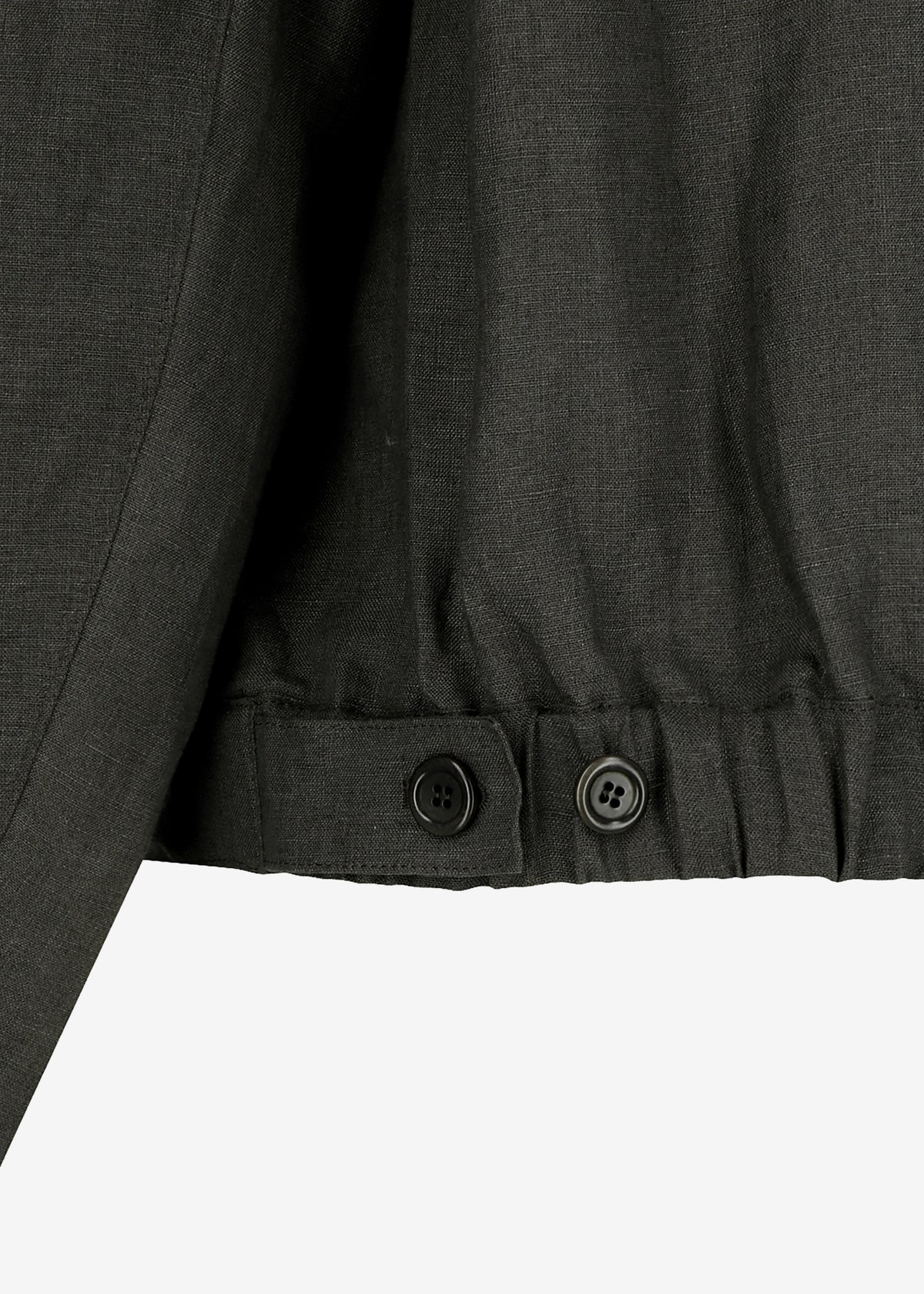 Amomento Linen Crop Jacket - Khaki Grey - 7
