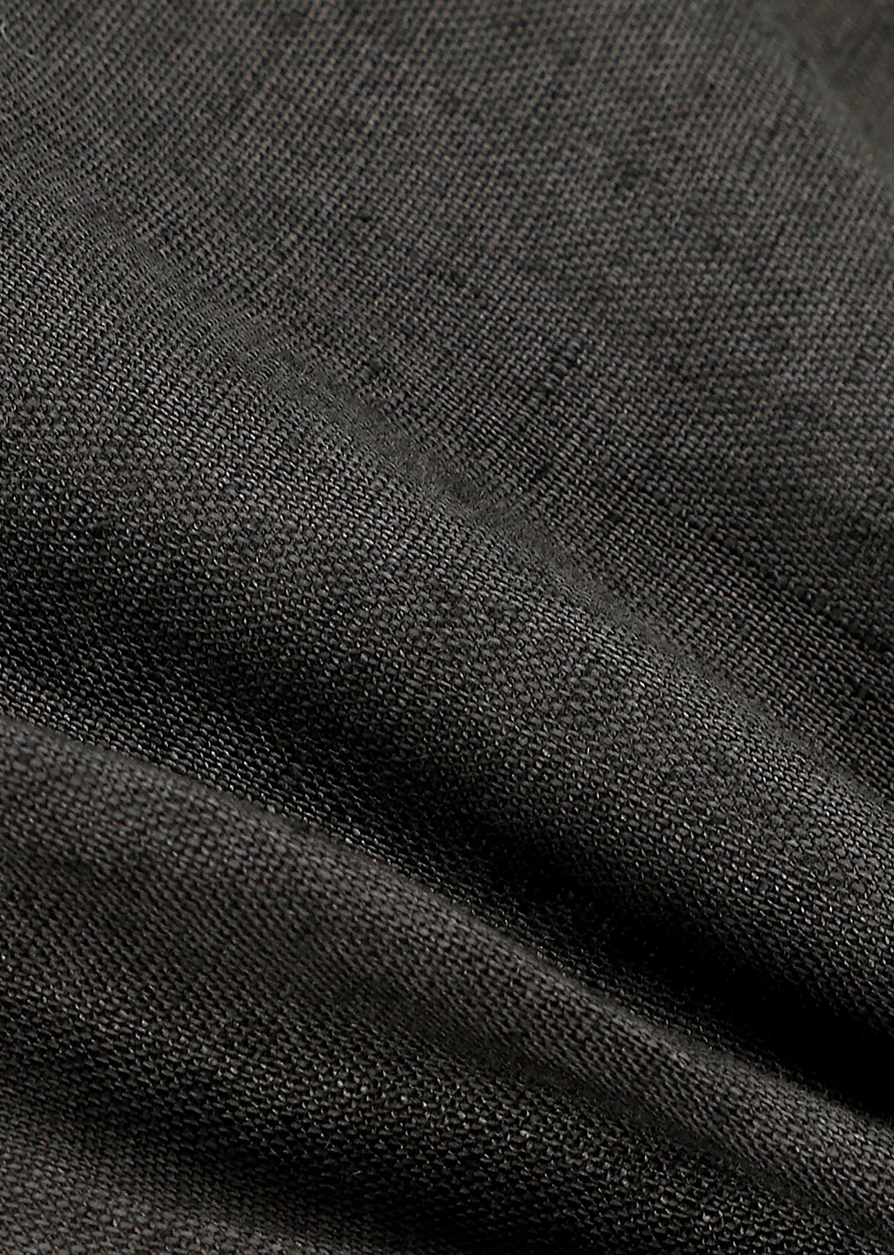 Amomento Linen Oversized Shirt - Khaki Grey - 8