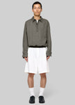 Amomento Linen Pullover - Khaki