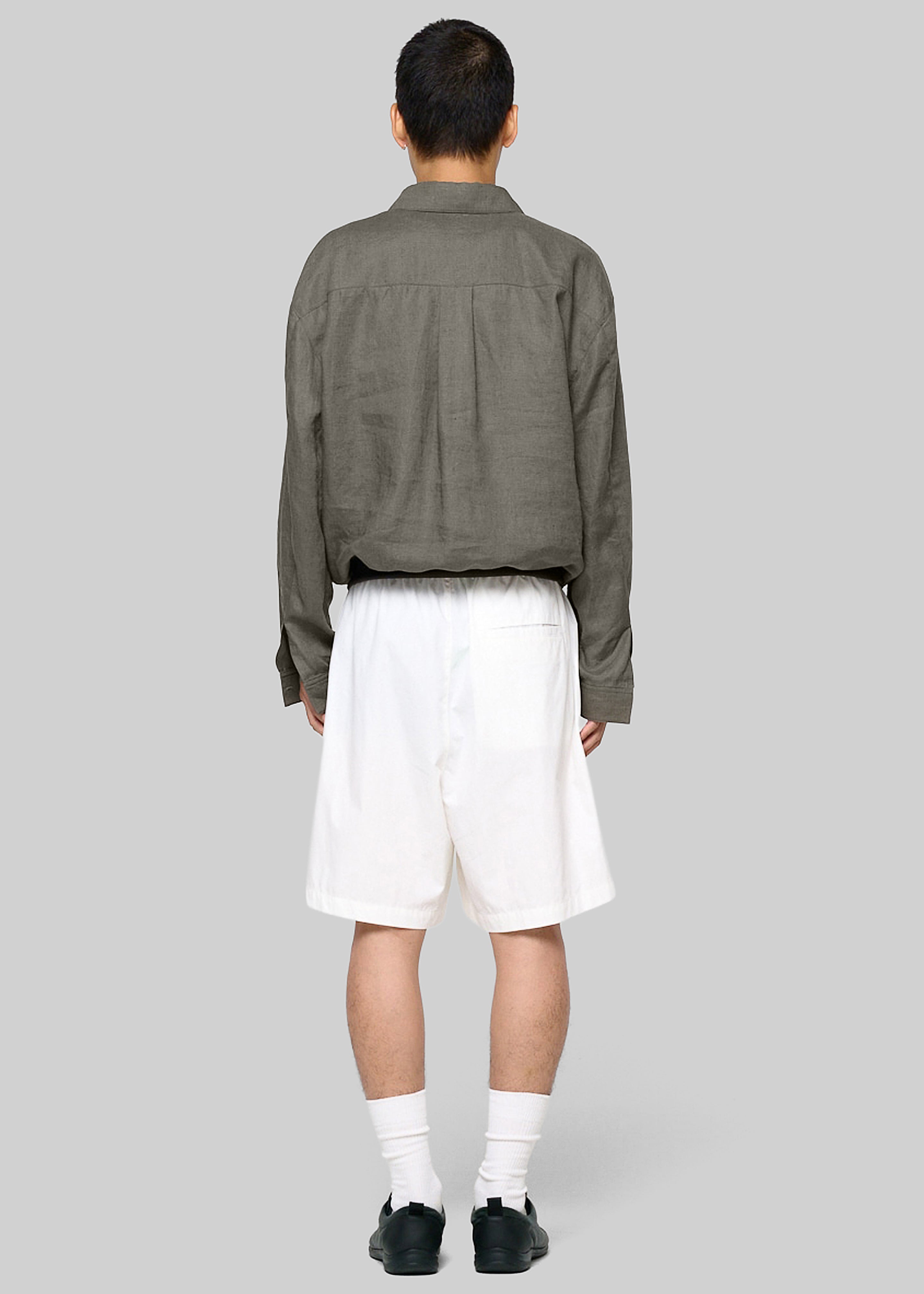 Amomento Linen Pullover - Khaki - 5