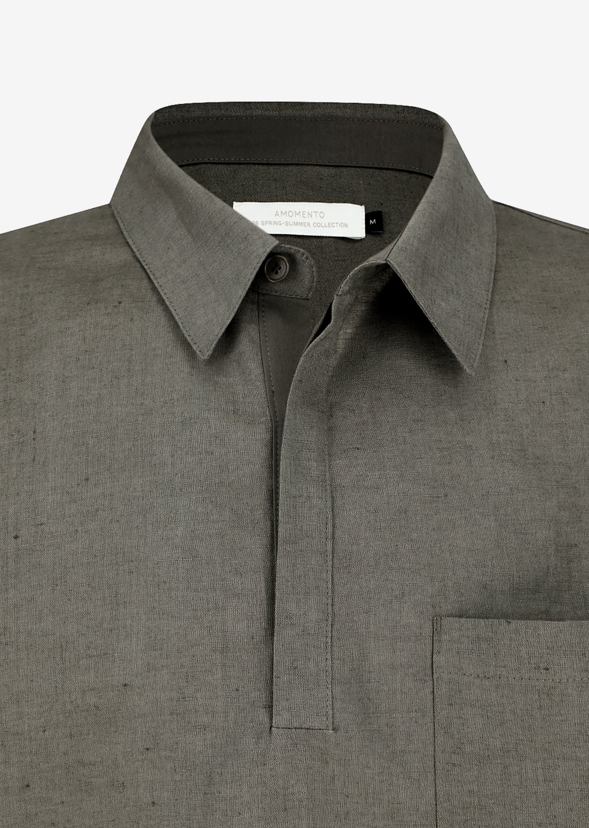 Amomento Linen Pullover - Khaki - 6