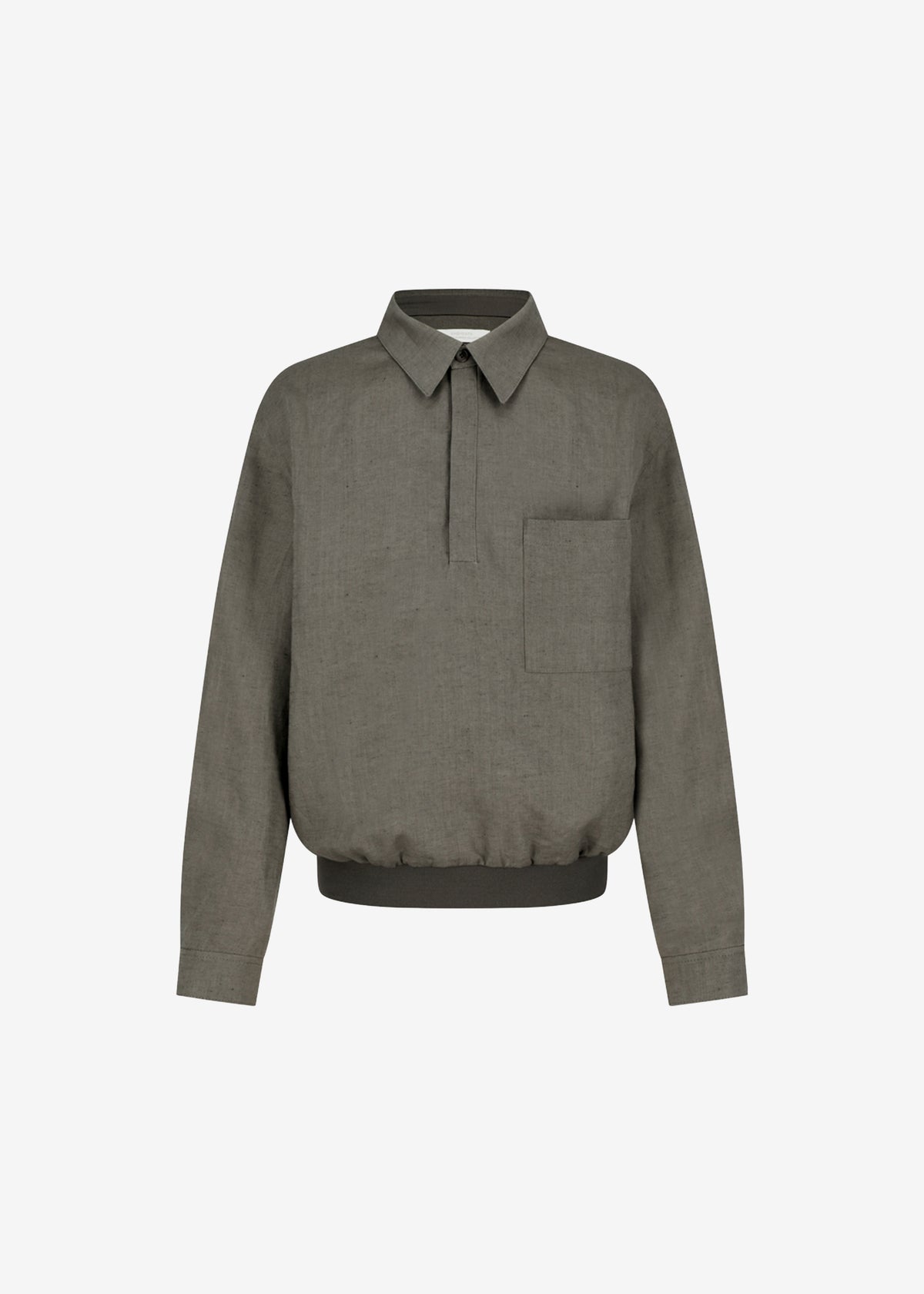 Amomento Linen Pullover - Khaki - 9