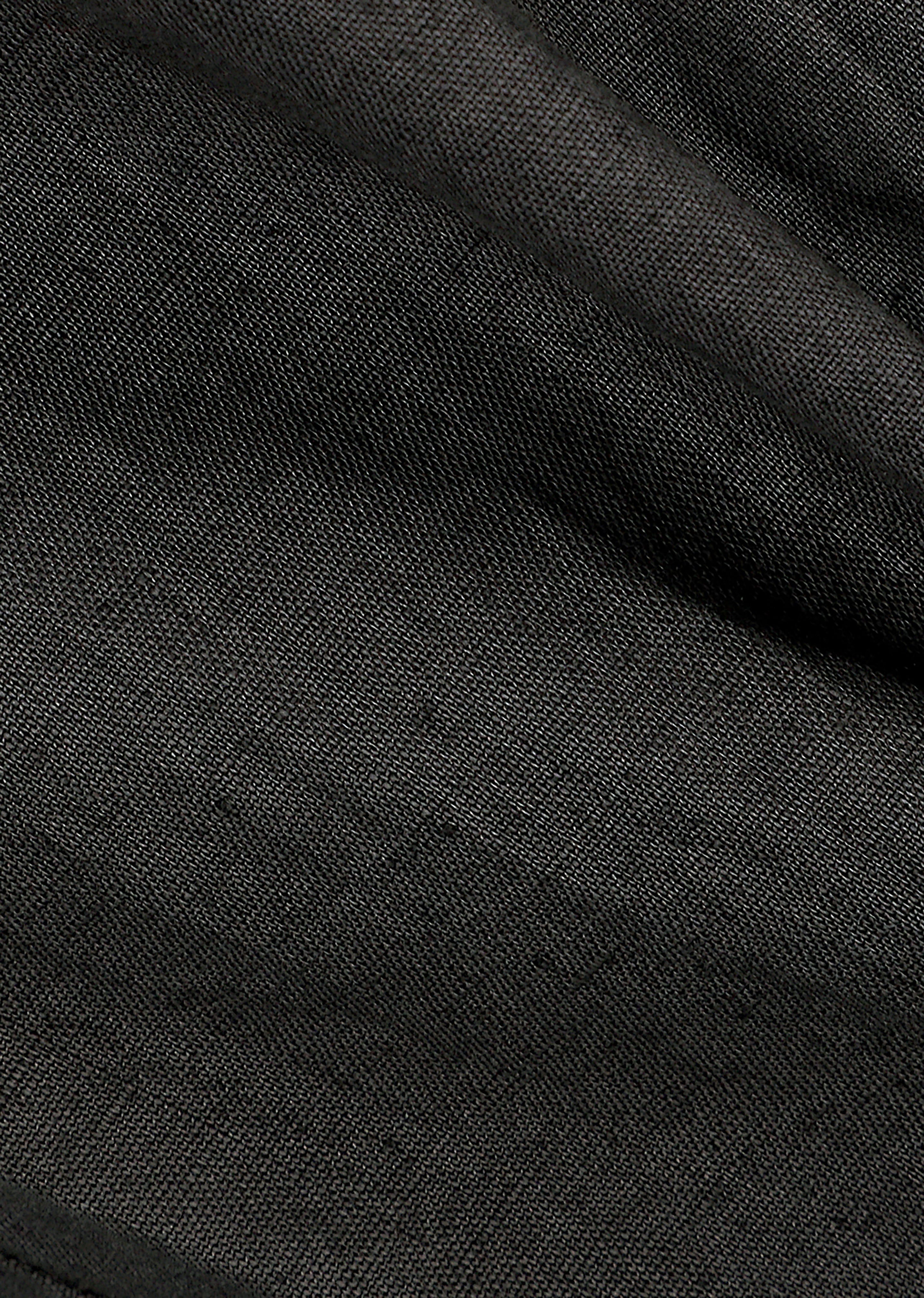 Amomento Linen Two Tuck Wide Pants - Khaki Grey - 6