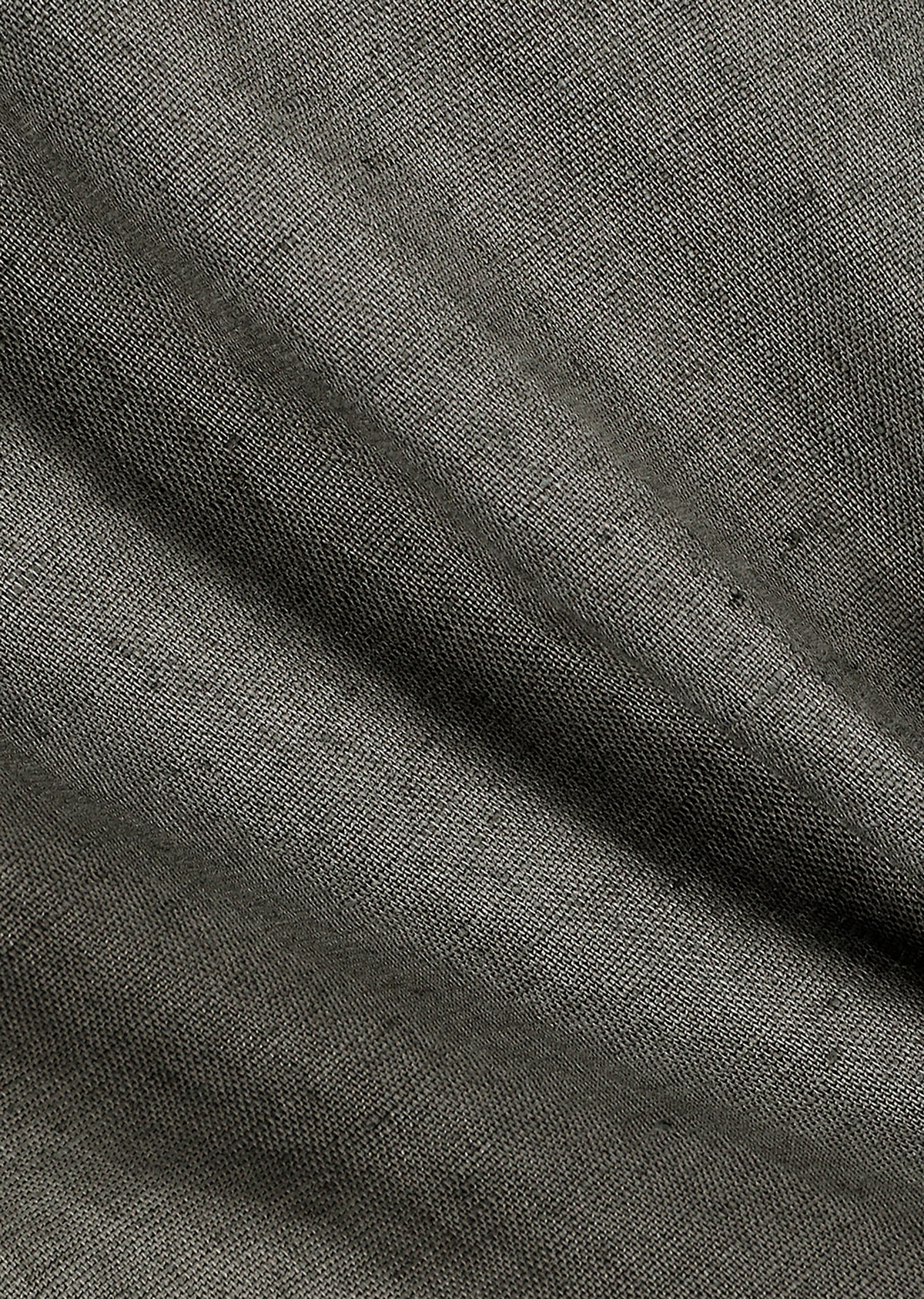Amomento Linen Two Tuck Wide Pants - Khaki - 7