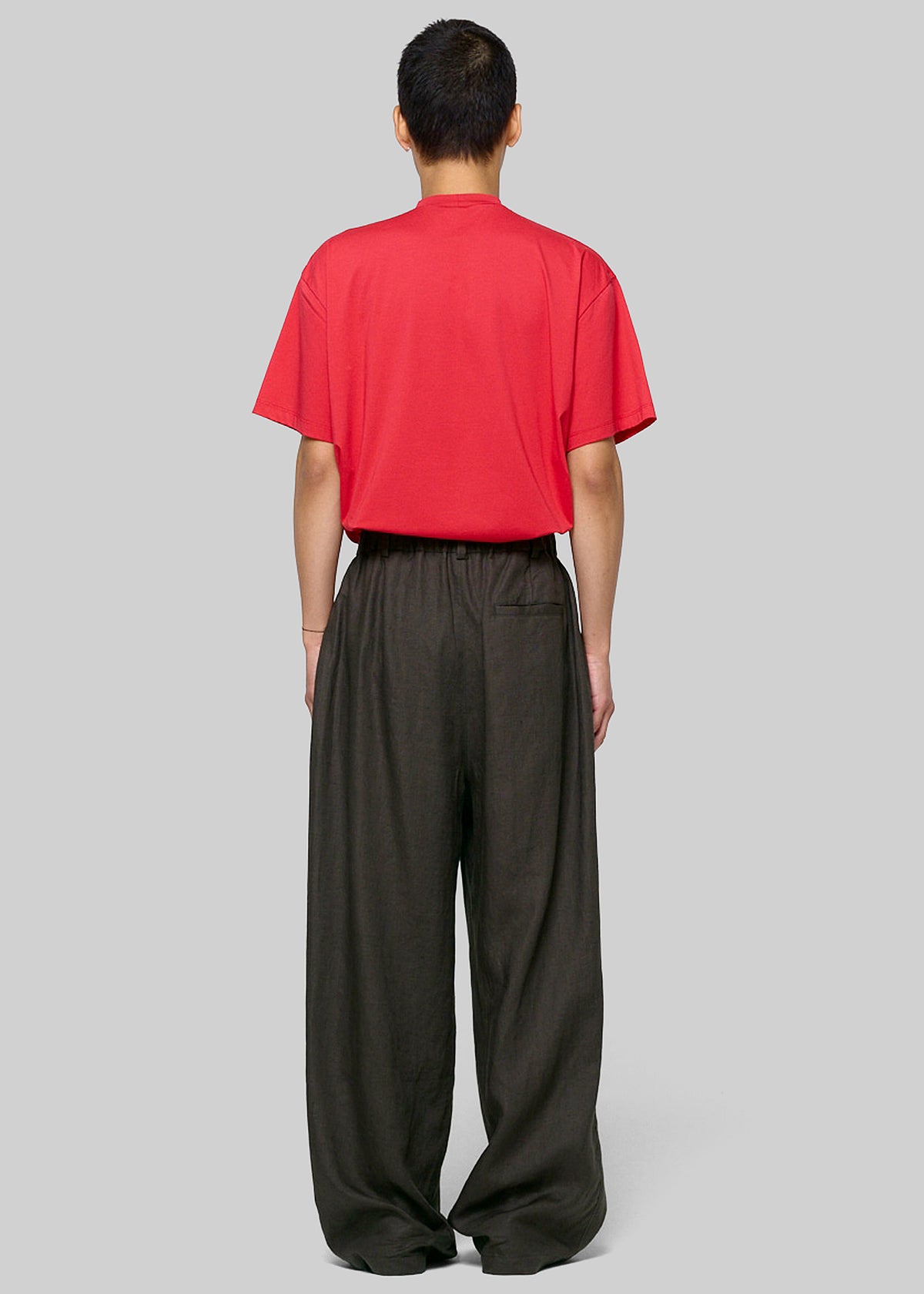 Amomento Mock Neck T-Shirt - Red - 4