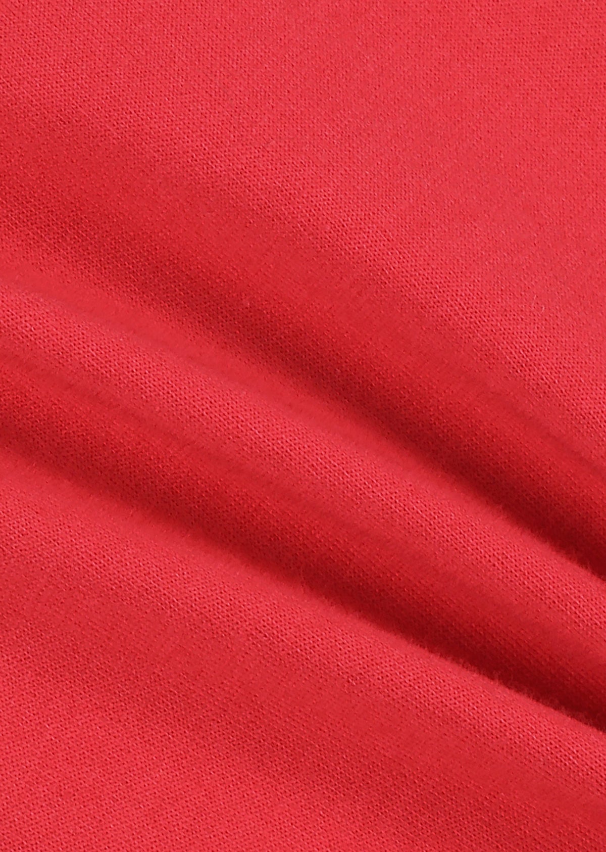 Amomento Mock Neck T-Shirt - Red - 5