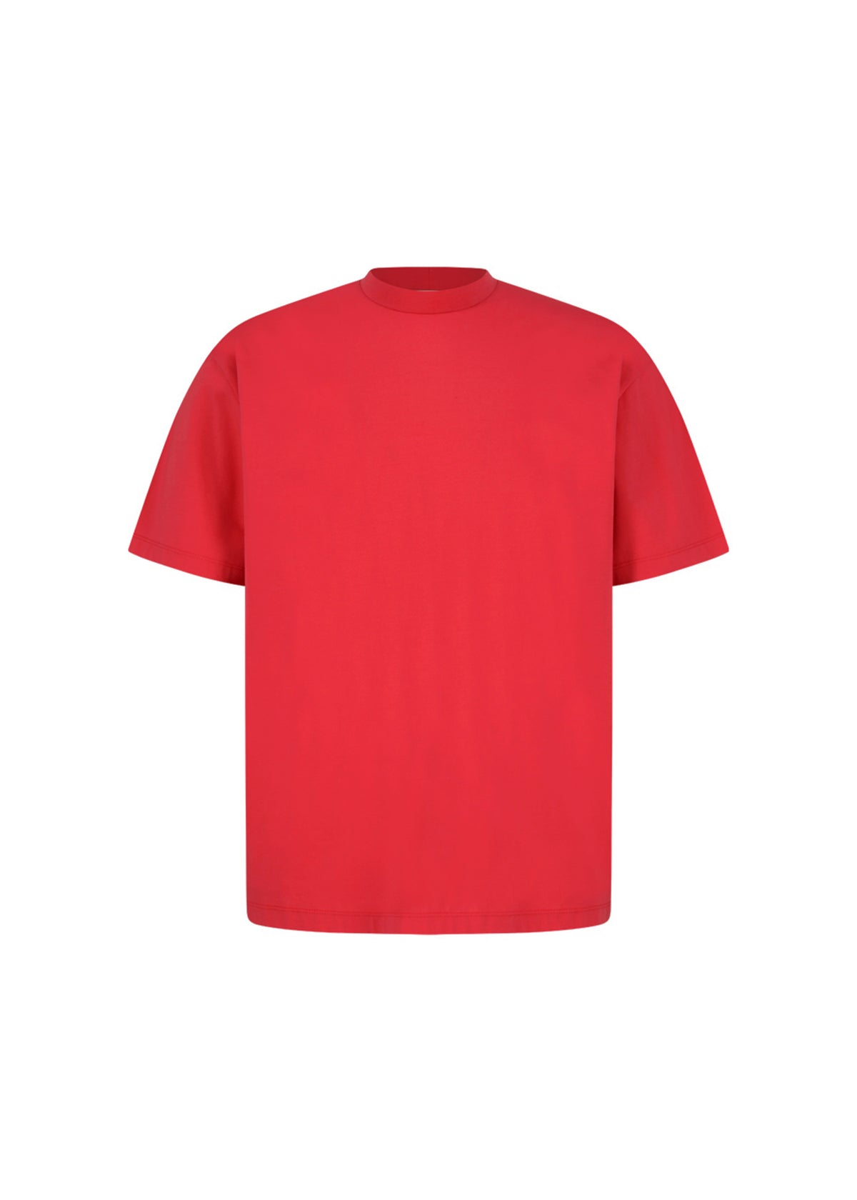 Amomento Mock Neck T-Shirt - Red - 6