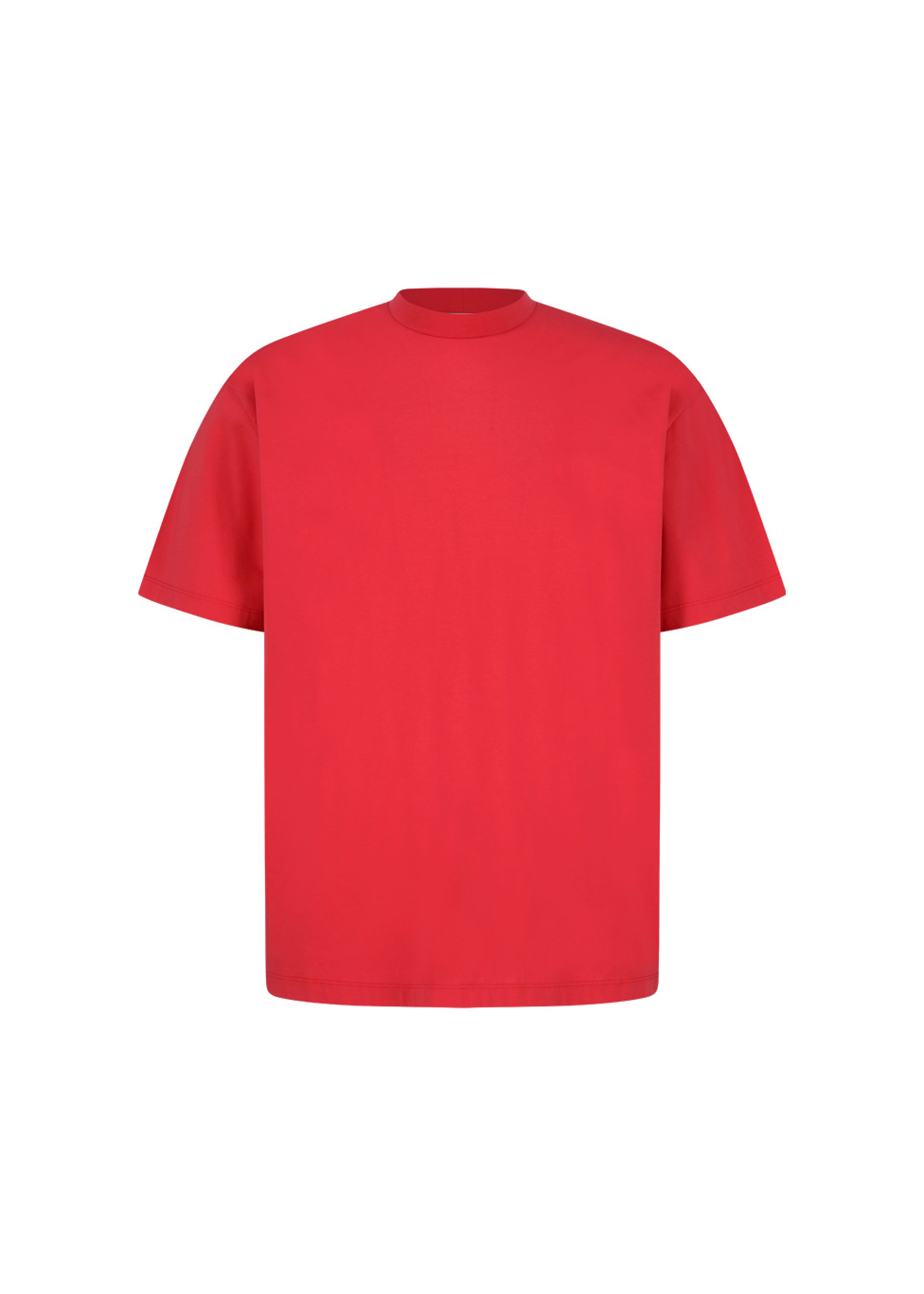 Amomento Mock Neck T-Shirt - Red - 6