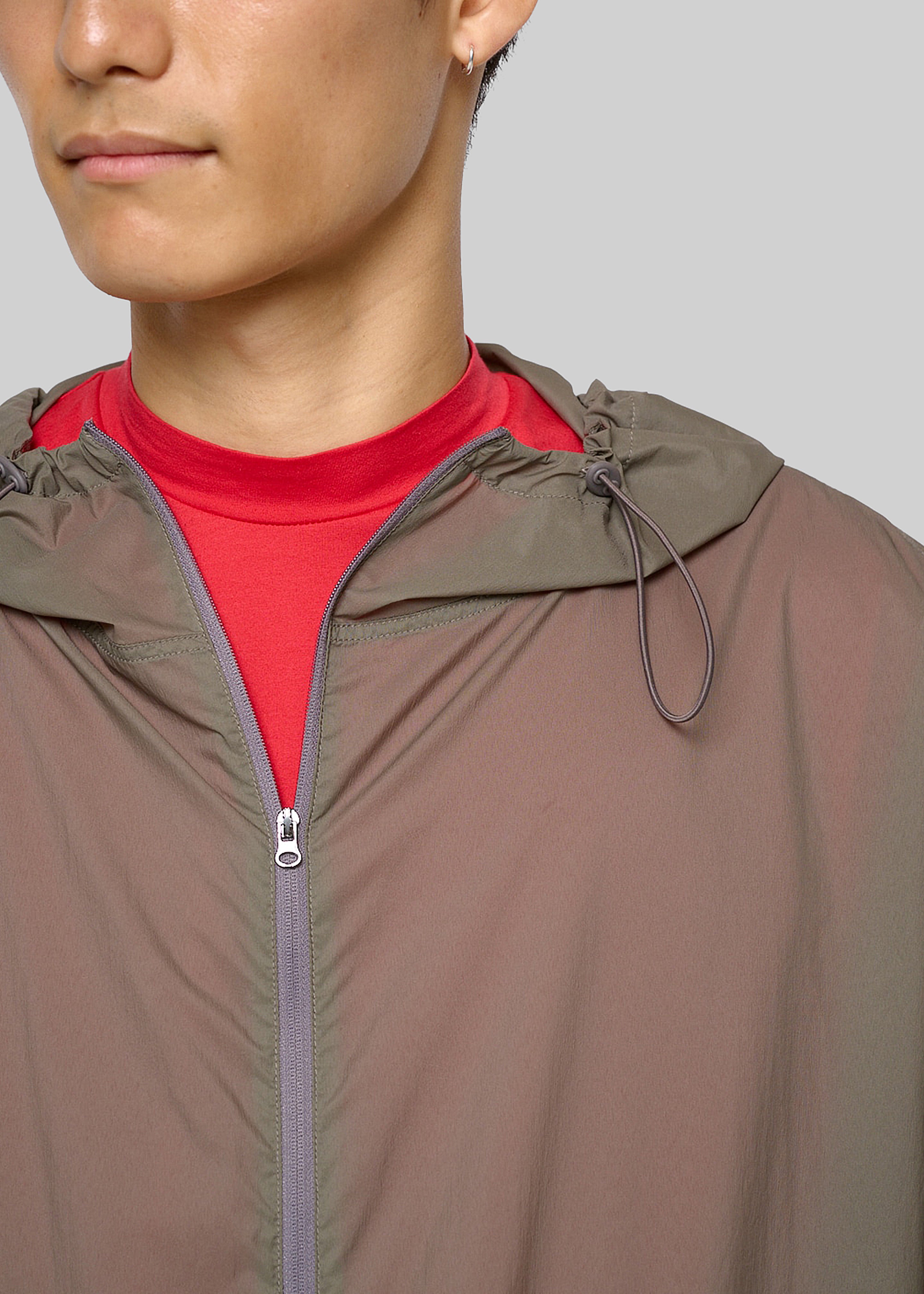 Amomento Raglan Hooded Jumper - Khaki - 3