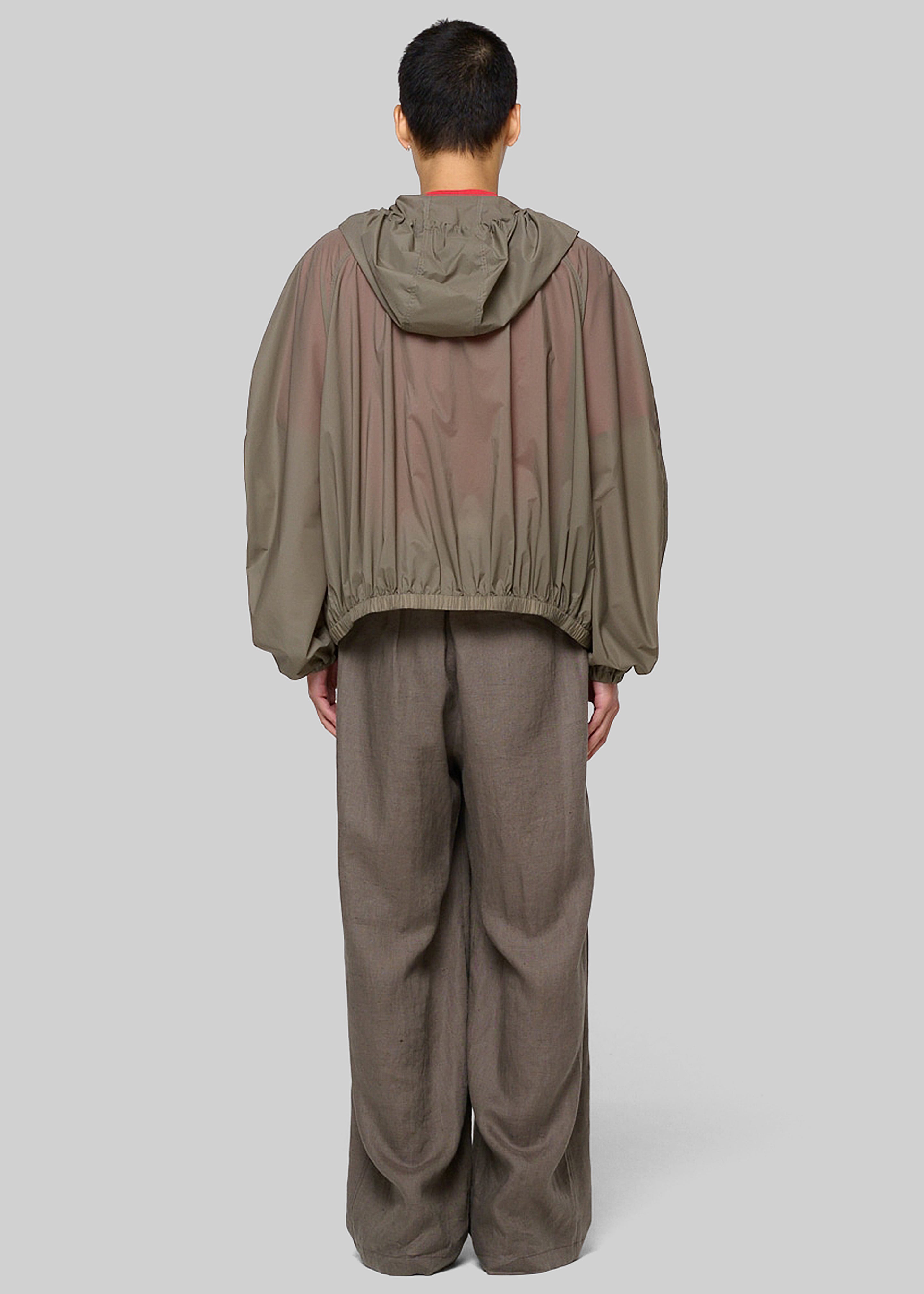 Amomento Raglan Hooded Jumper - Khaki - 9