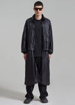 Amomento Oversize Detachable Safari Jacket - Black