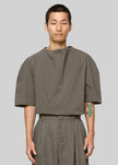 Amomento Raglan Cowl Neck Top - Khaki