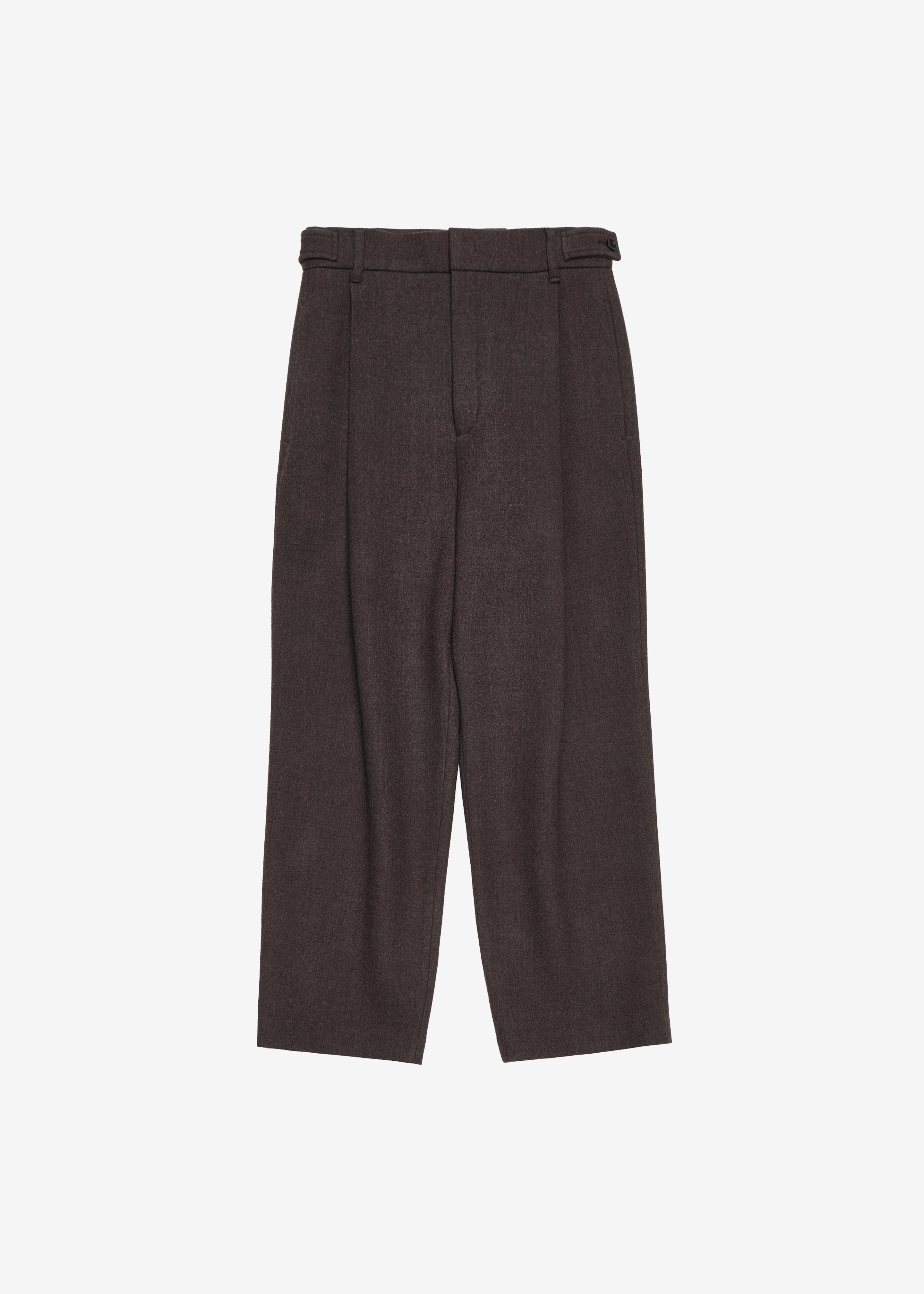 パンツ AMOMENTO Wool Martin Pants Amomento Wool Martin Pants - Brown – The Frankie Shop