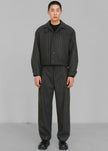 Amomento Wool Stripe Martin Pants - Grey