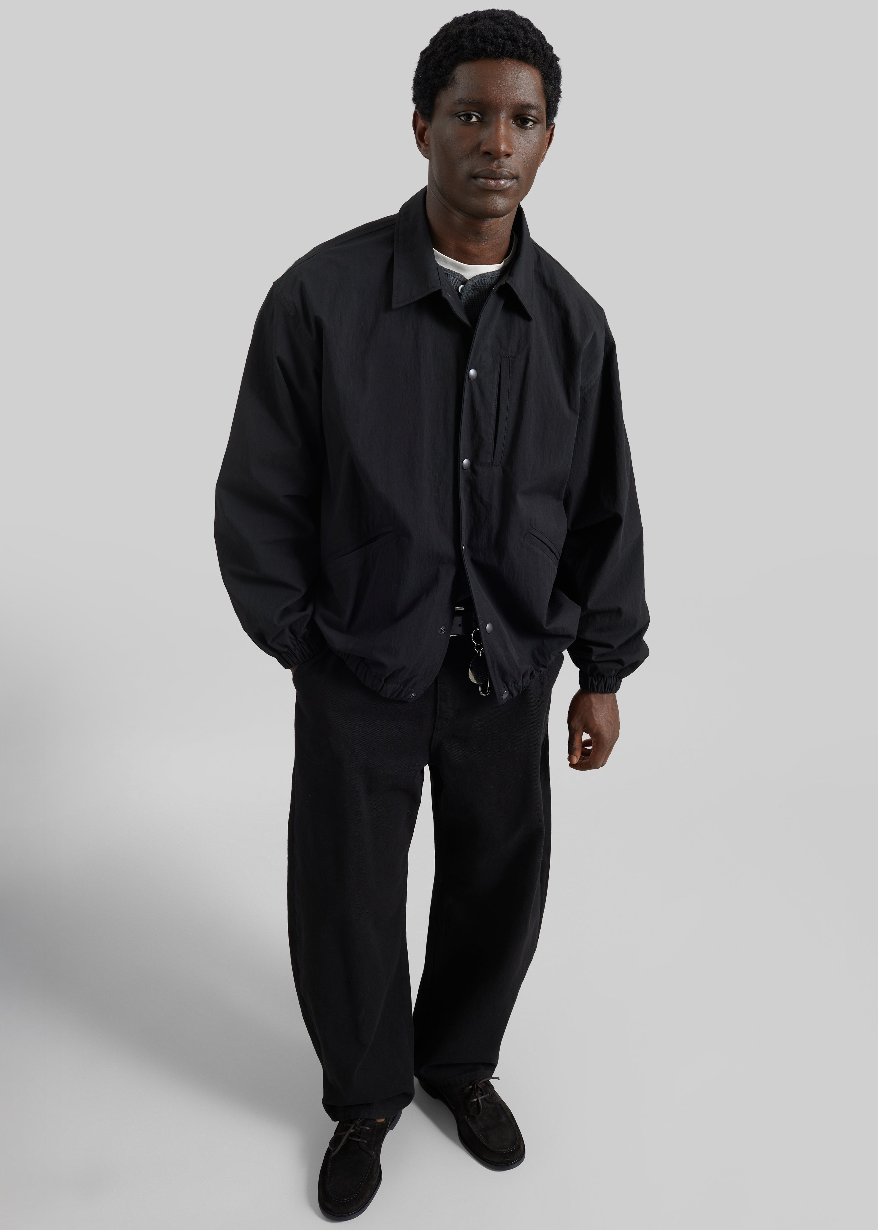 Felix Wool Blend Jacket - Black – The Frankie Shop