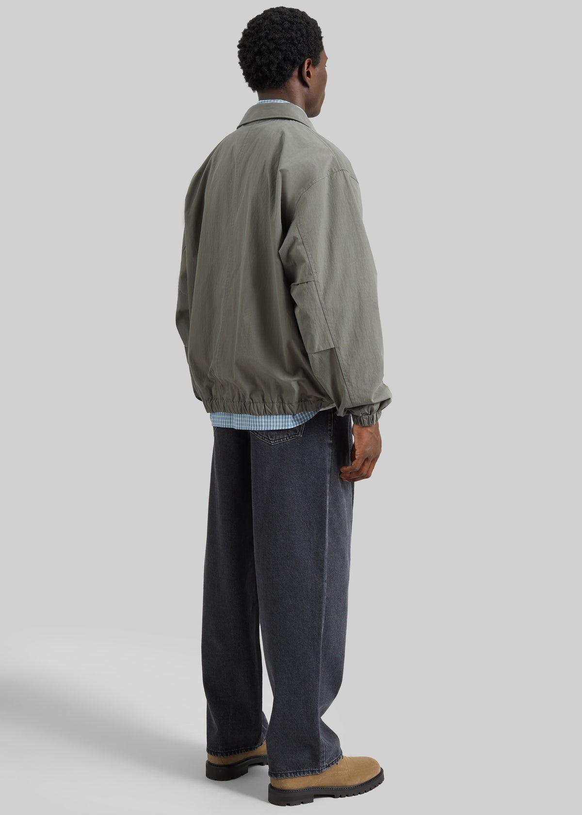 Andres Coach Jacket - Pale Olive - 6