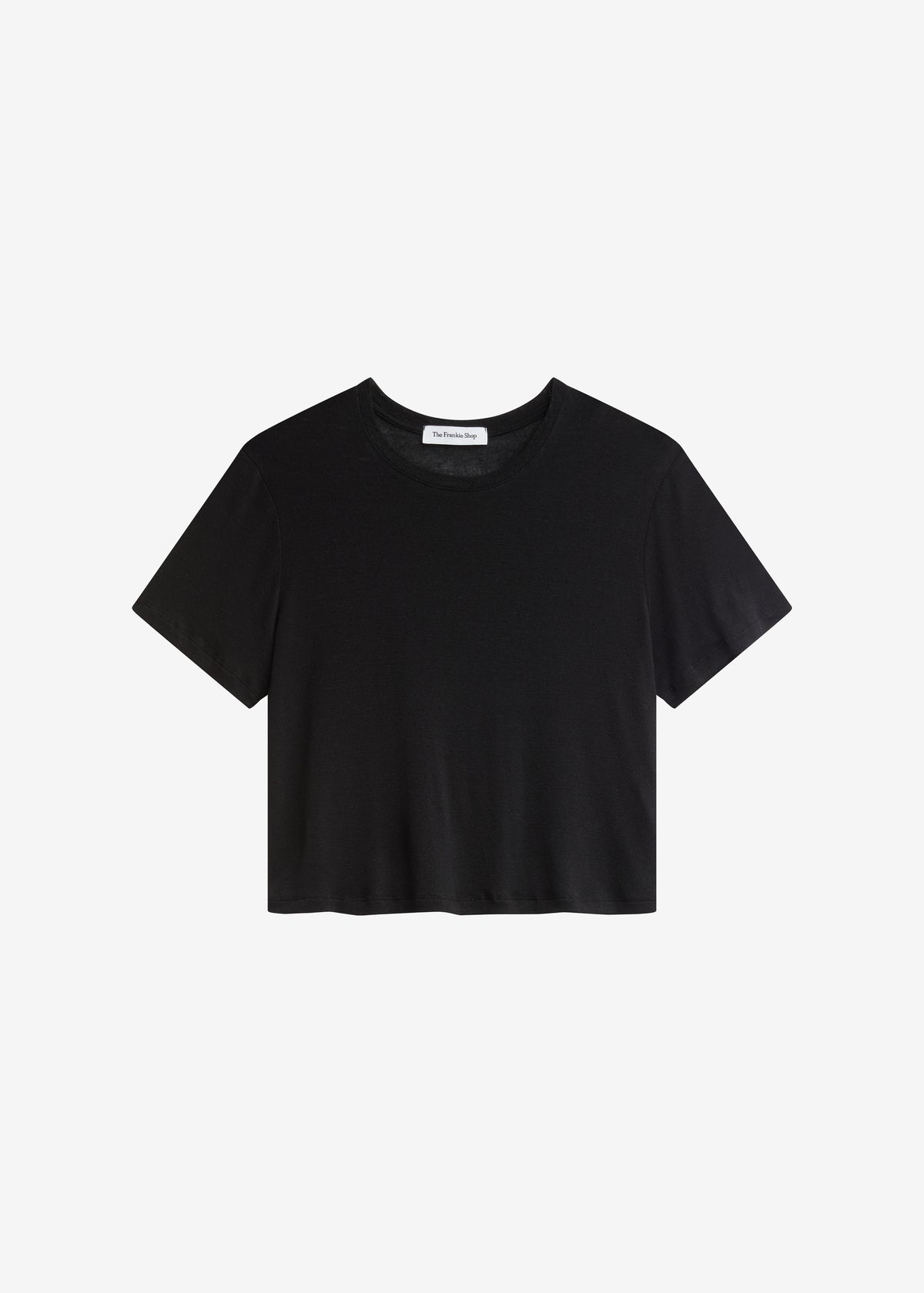 Andria Cropped Knit Top - Black - 6