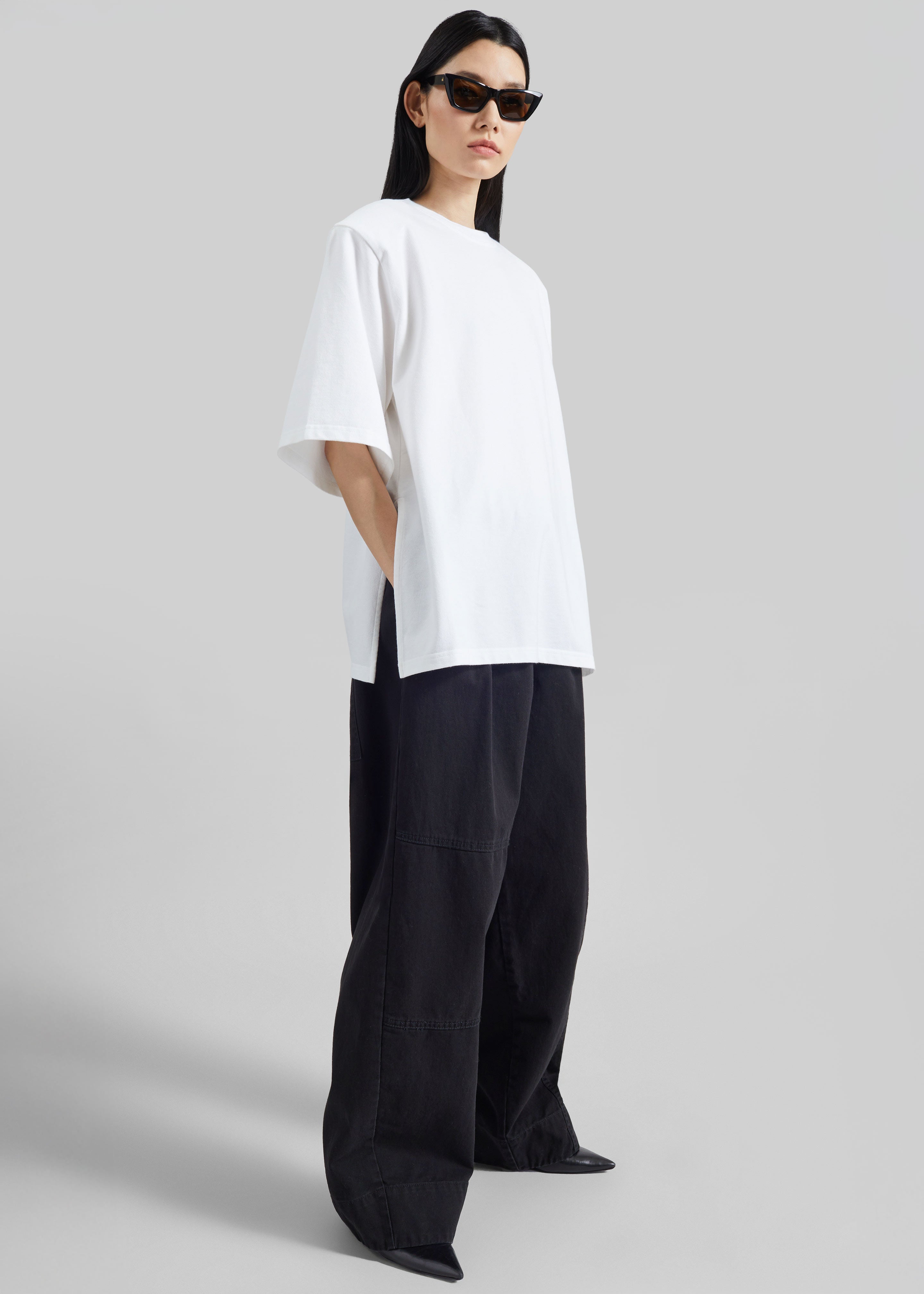 Anira Padded T-Shirt - White - 9