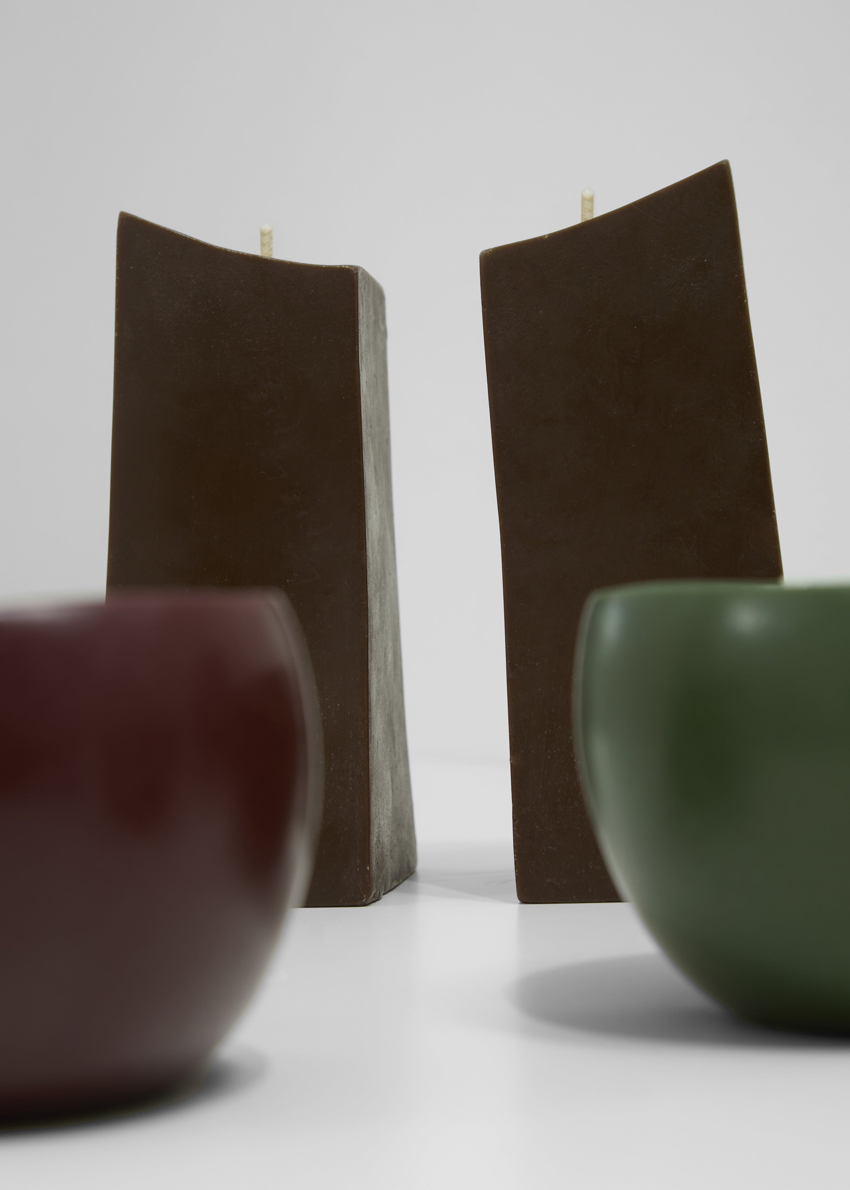 Ann Vincent x The Frankie Shop Sculptural Candle - Burgundy - 5
