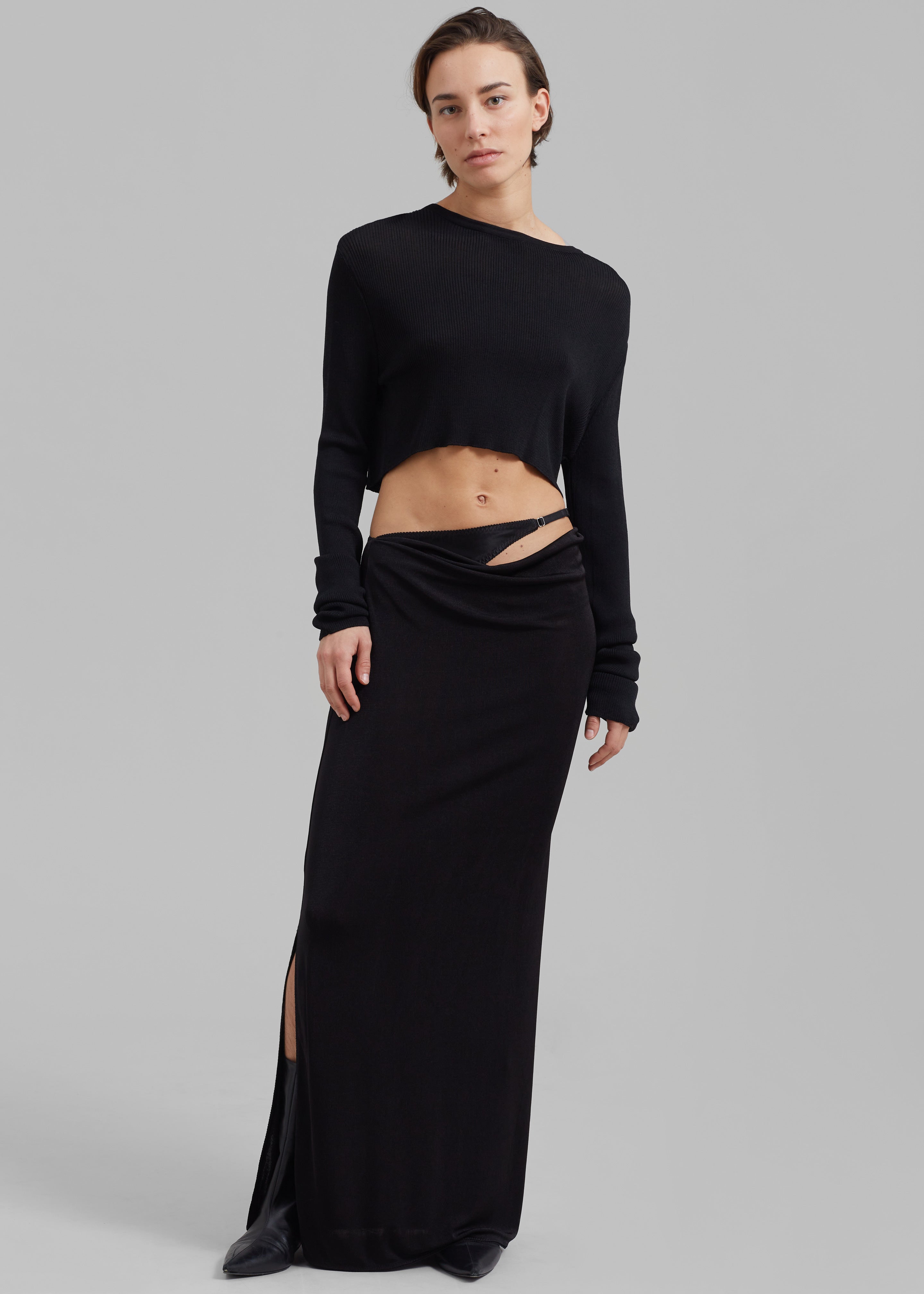 Anna October Kerry Maxi Skirt - Black - 3