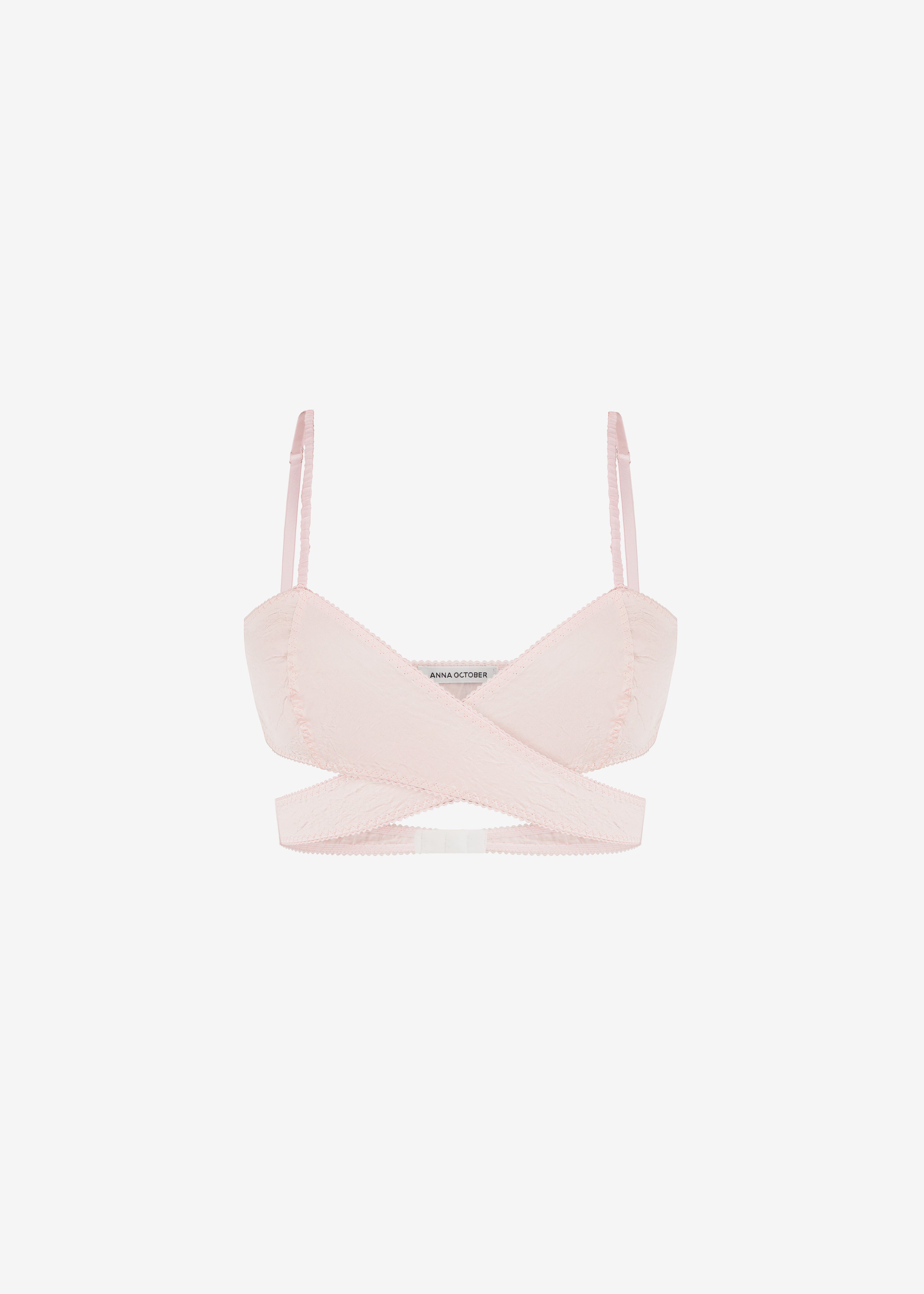 Anna October Lotus Crop Top - Light Pink - 7