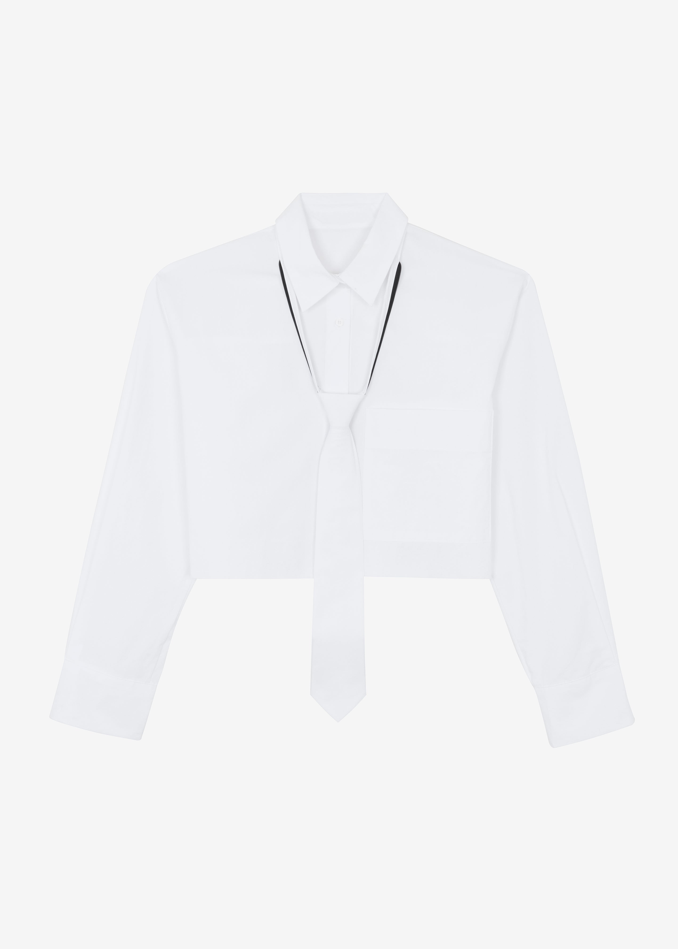 Annie Necktie Shirt - White - 7