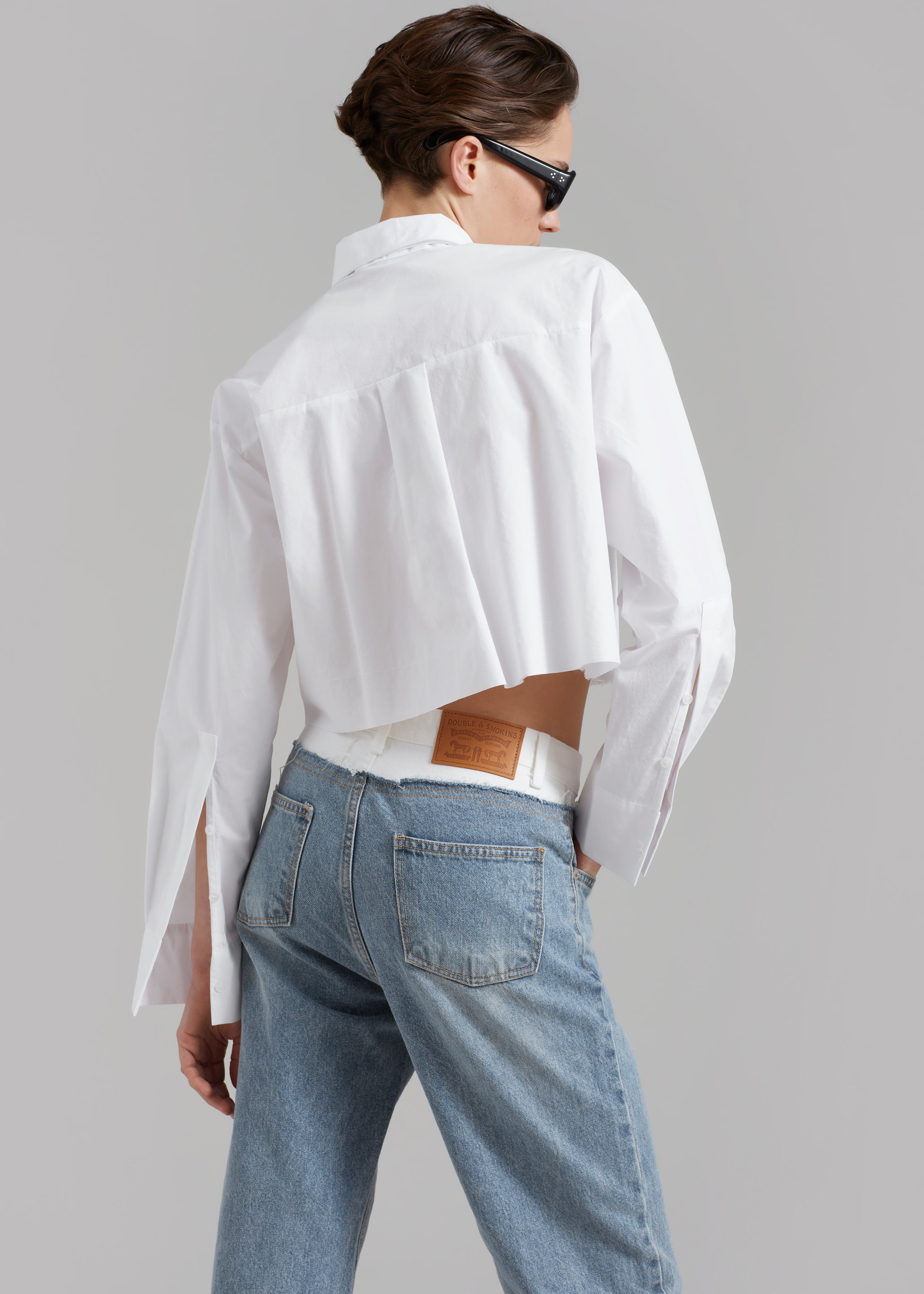 Annie Necktie Shirt - White - 6