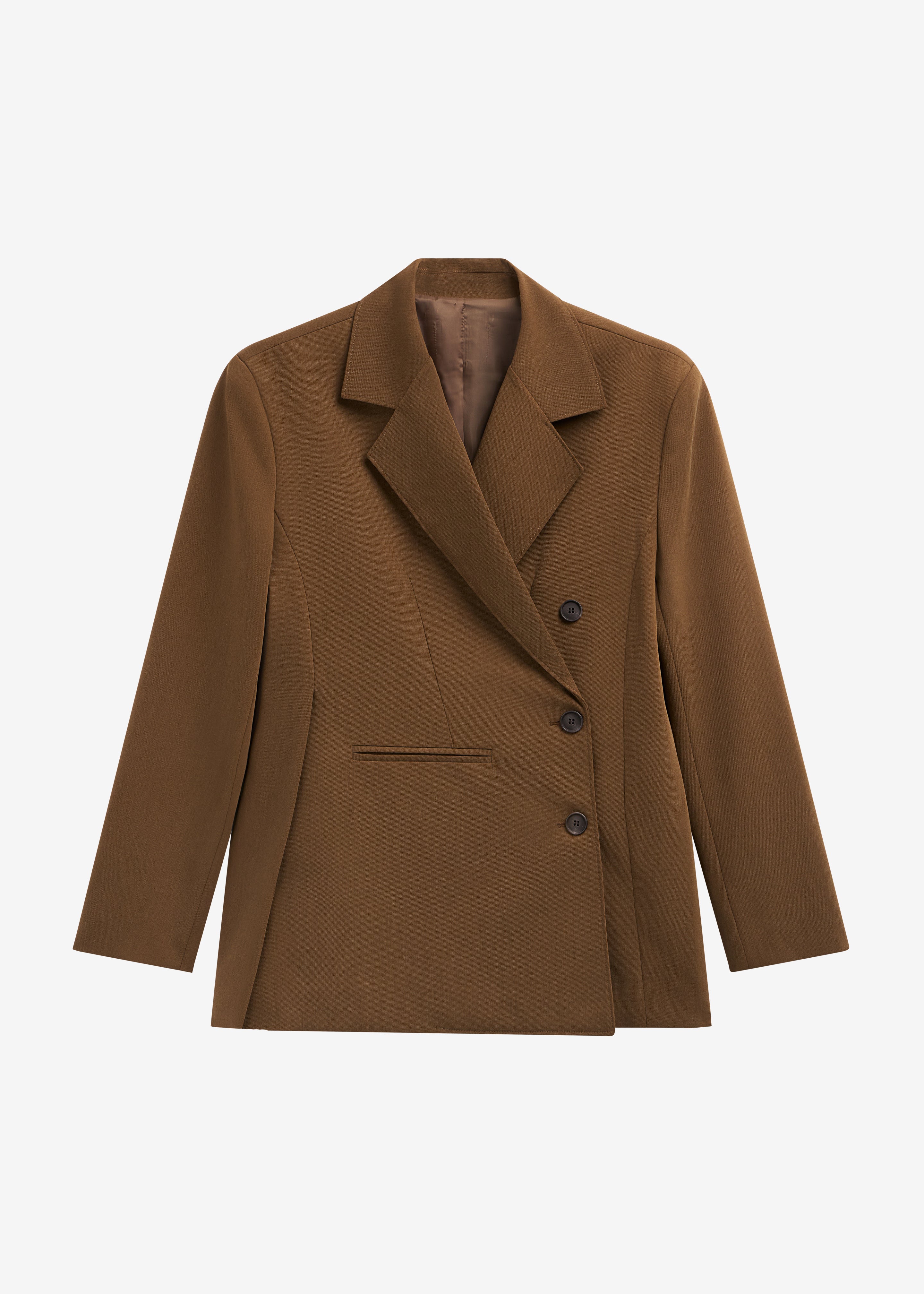 Antwerp Wrap Blazer - Brown - 9