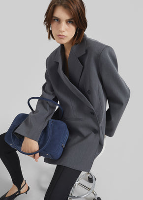 Antwerp Wrap Blazer - Grey