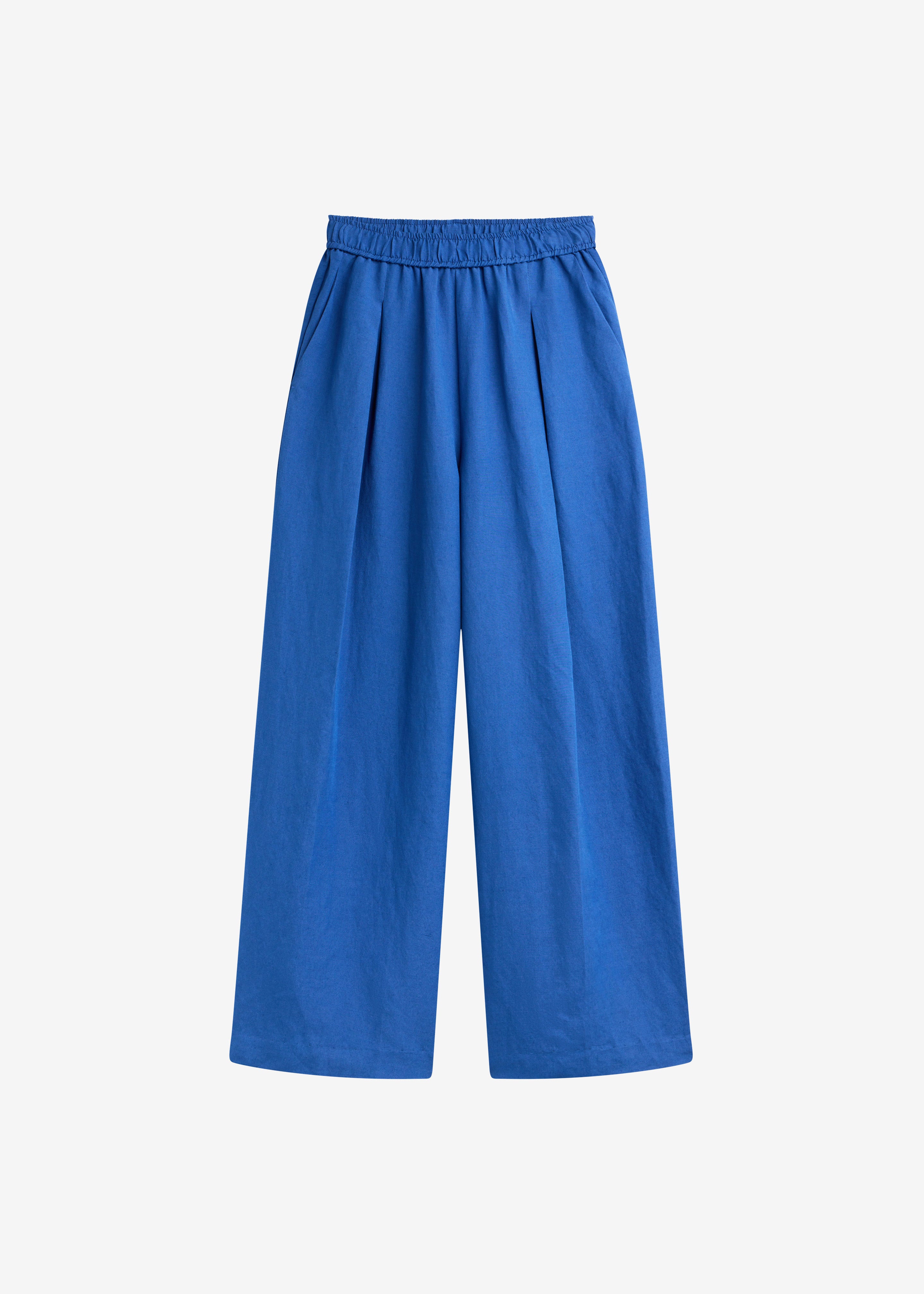 Anzio Wide Leg Pants - Cobalt - 8