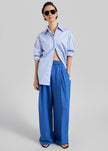 Anzio Wide Leg Pants - Cobalt