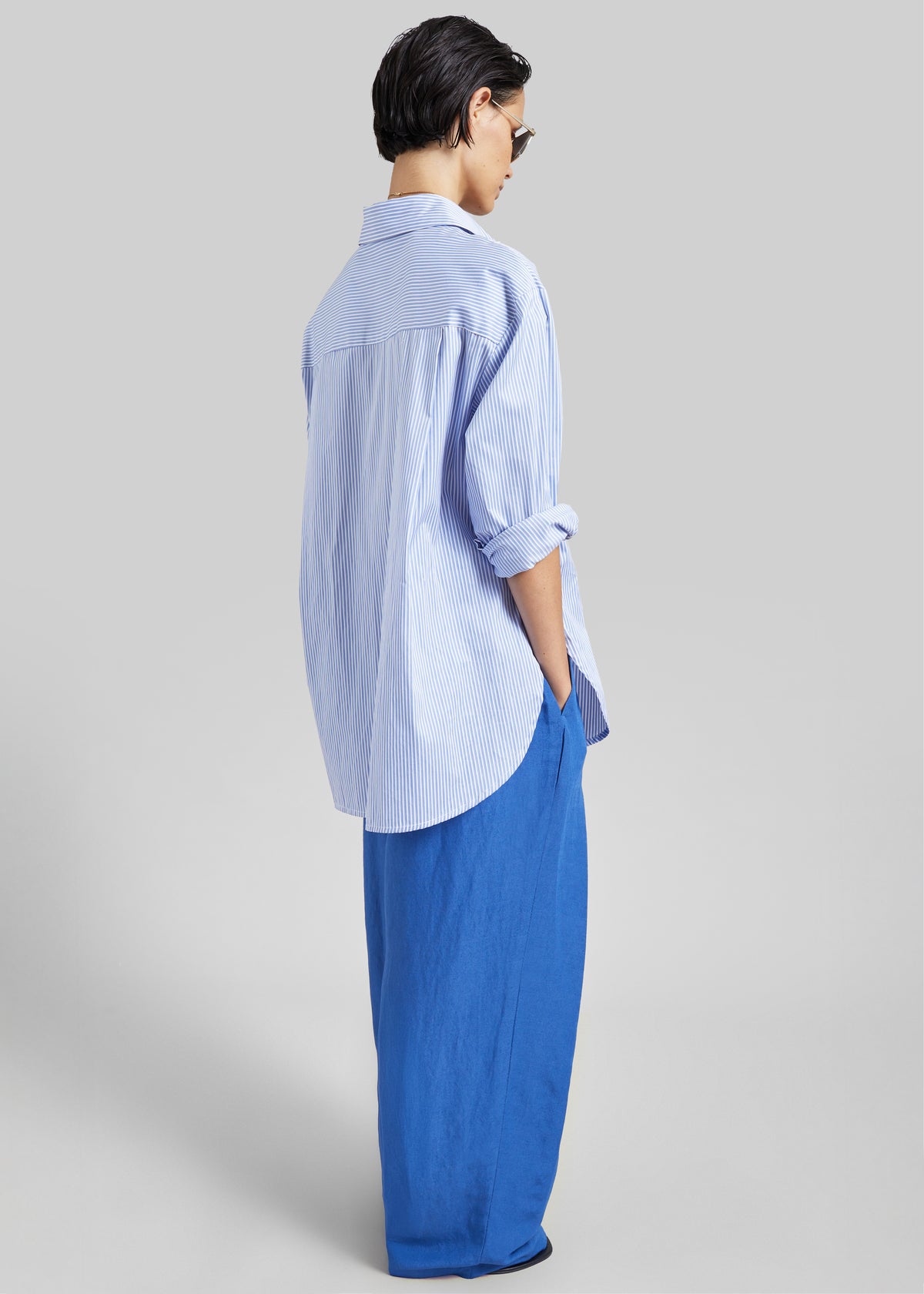 Anzio Wide Leg Pants - Cobalt - 7