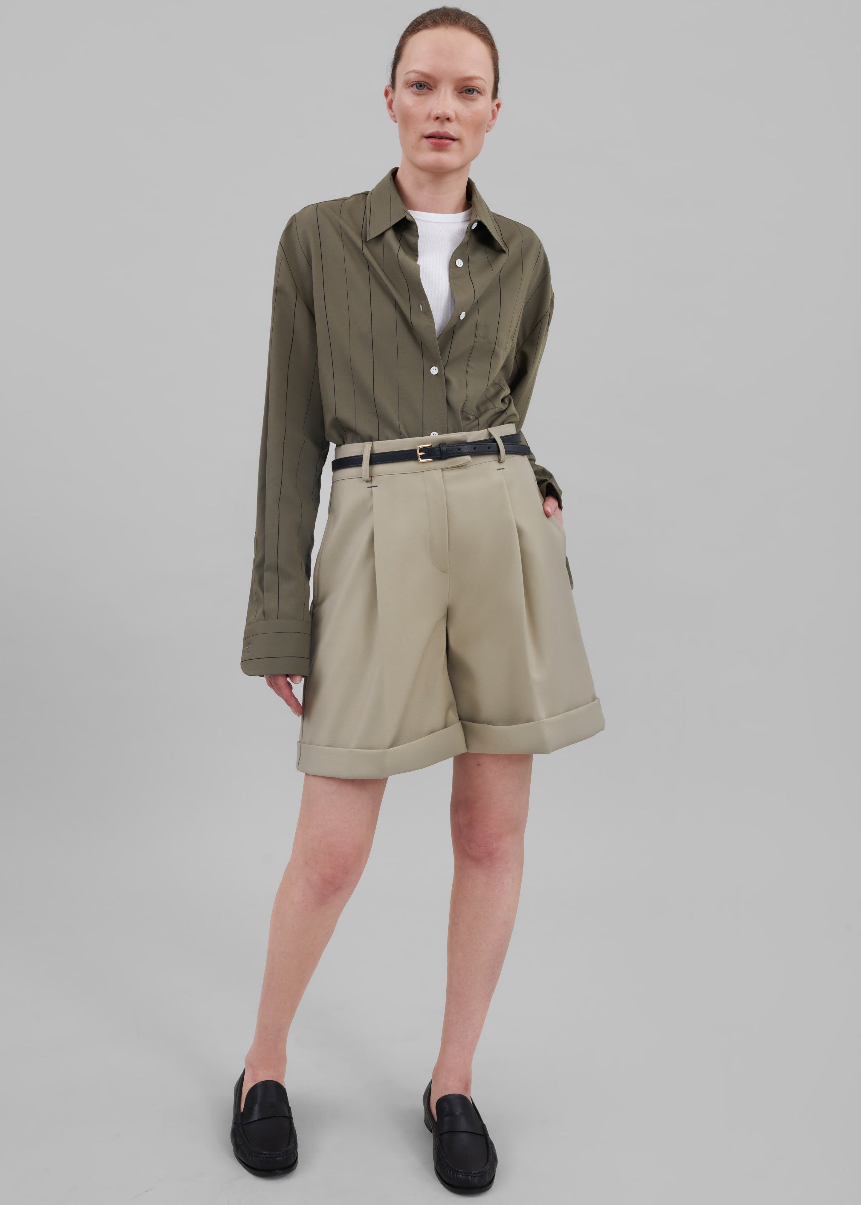 April Suit Shorts - Beige - 5
