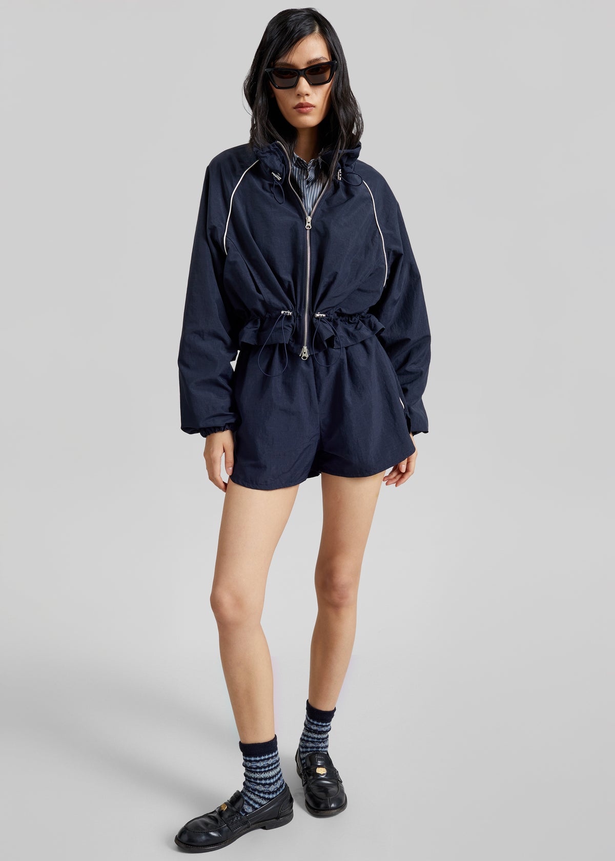 Arizona Track Shorts - Navy - 1
