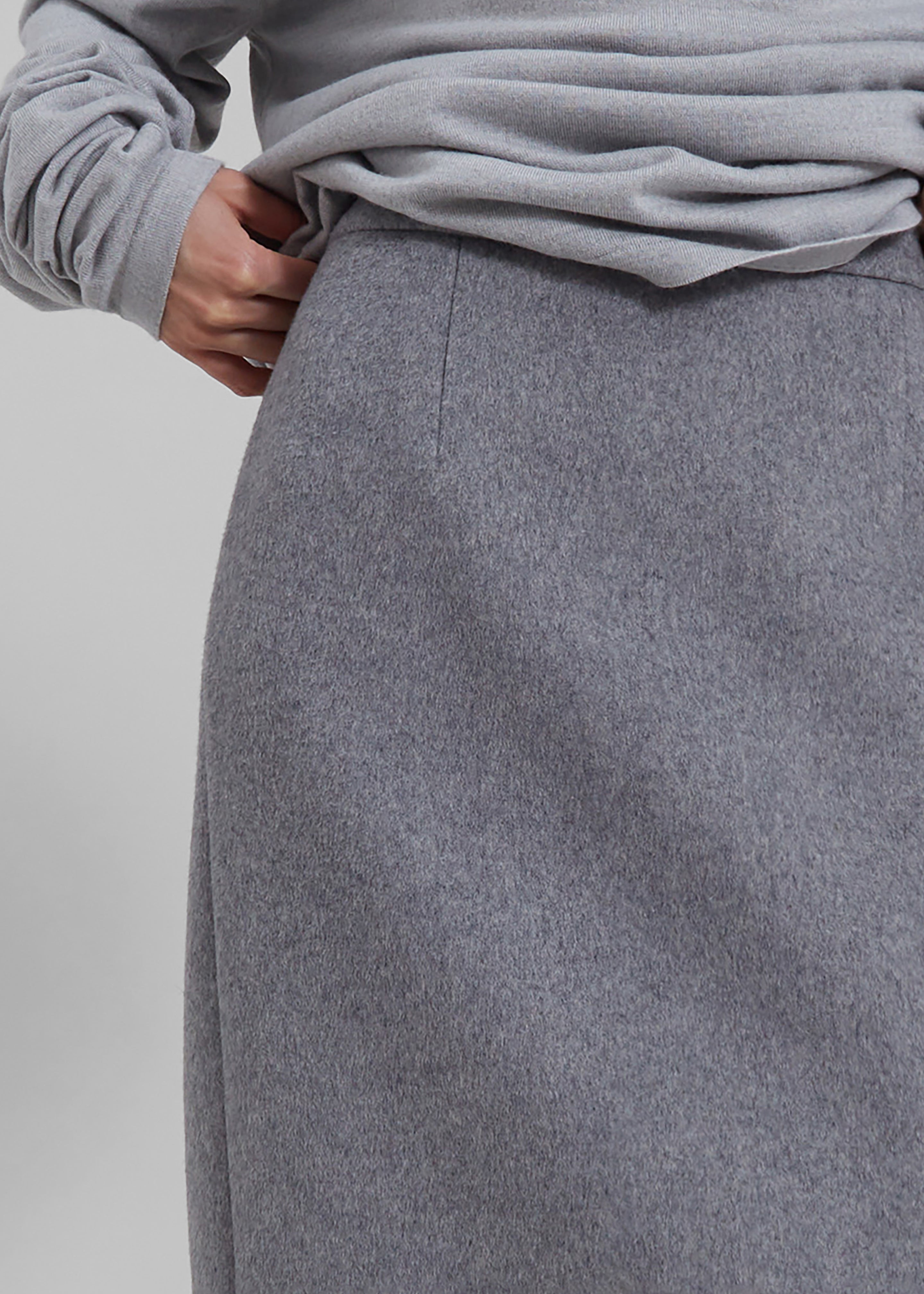 Arley Midi Skirt - Light Grey - 5