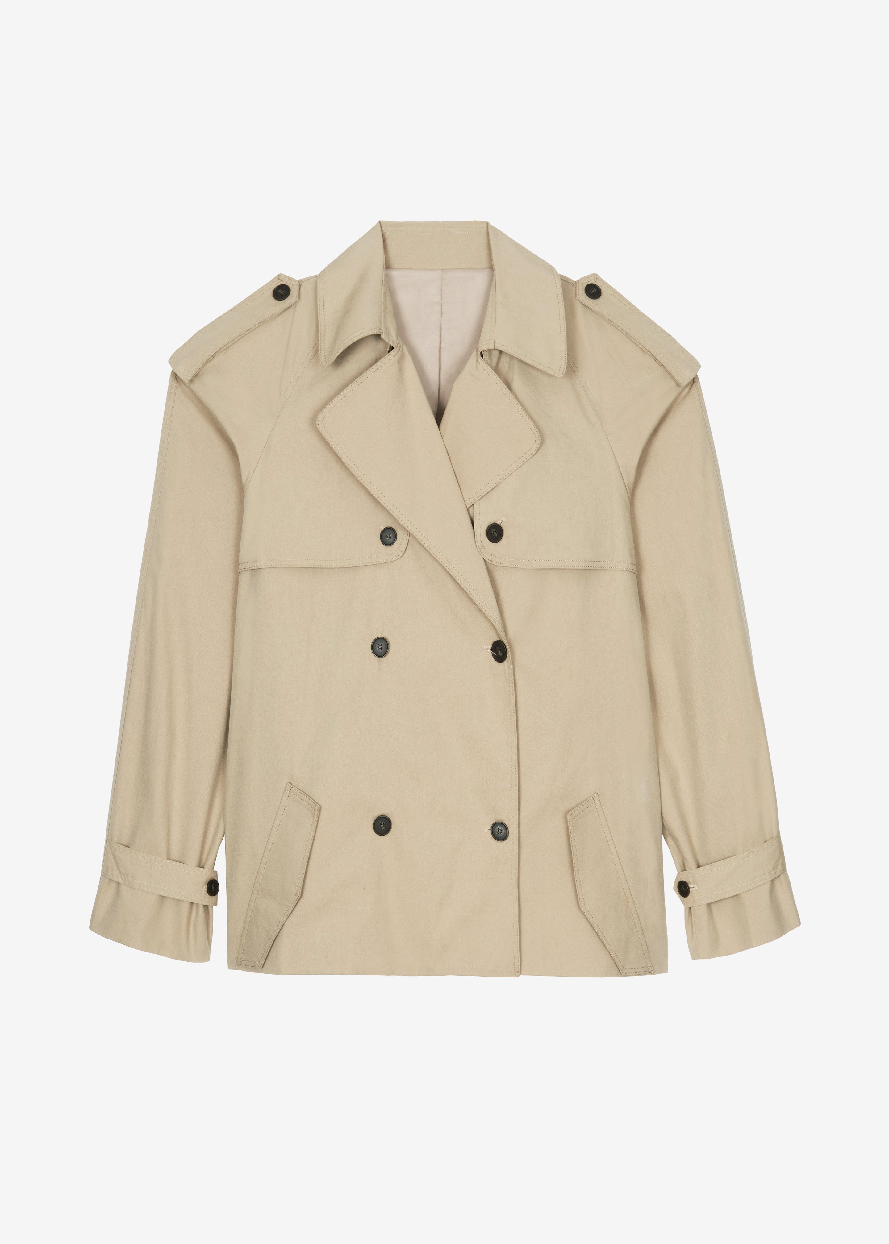 Arlington Short Trench - Beige - 9