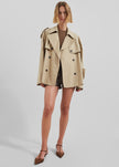 Arlington Short Trench - Beige