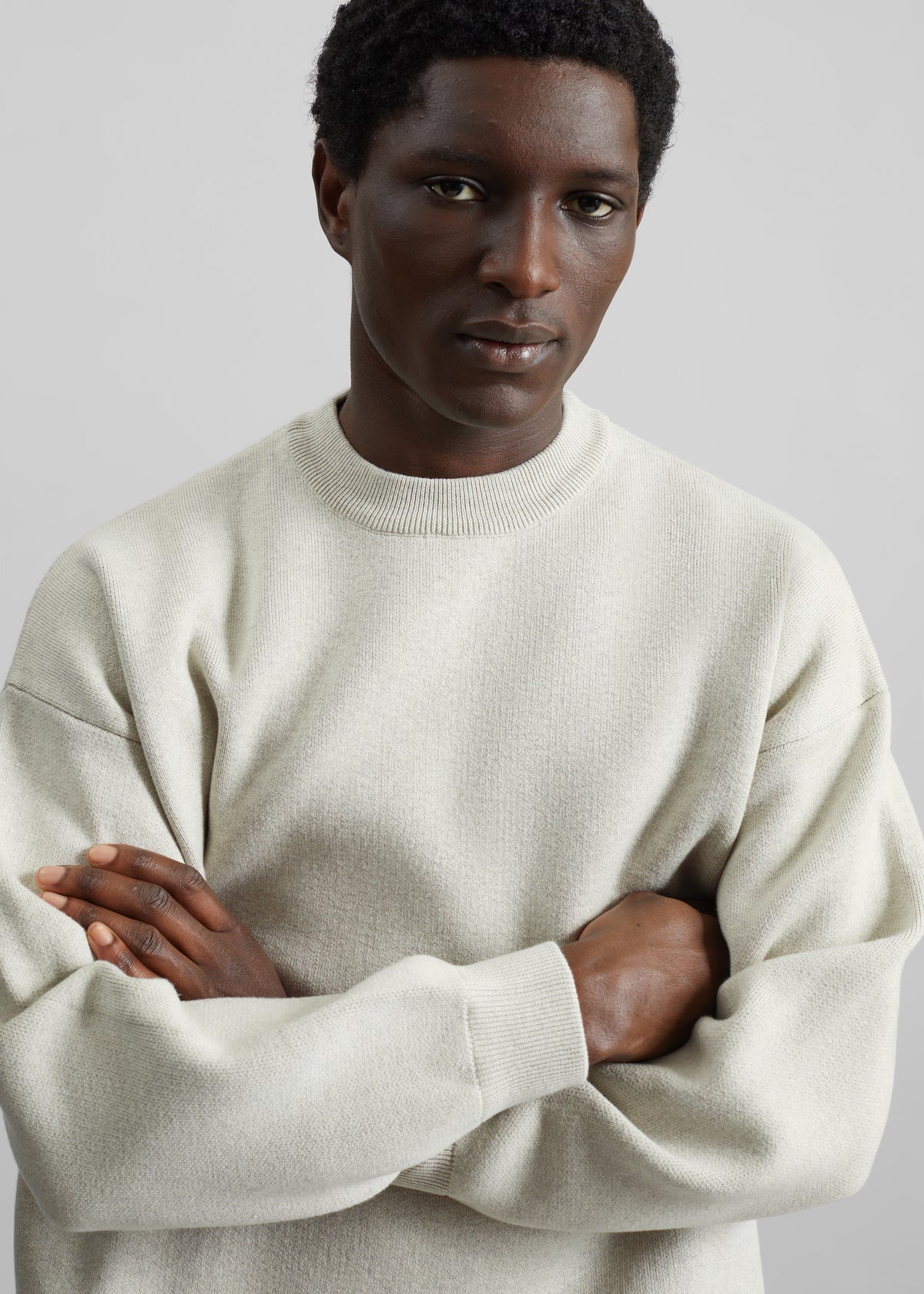 Arne Sweater - Grey Melange - 2