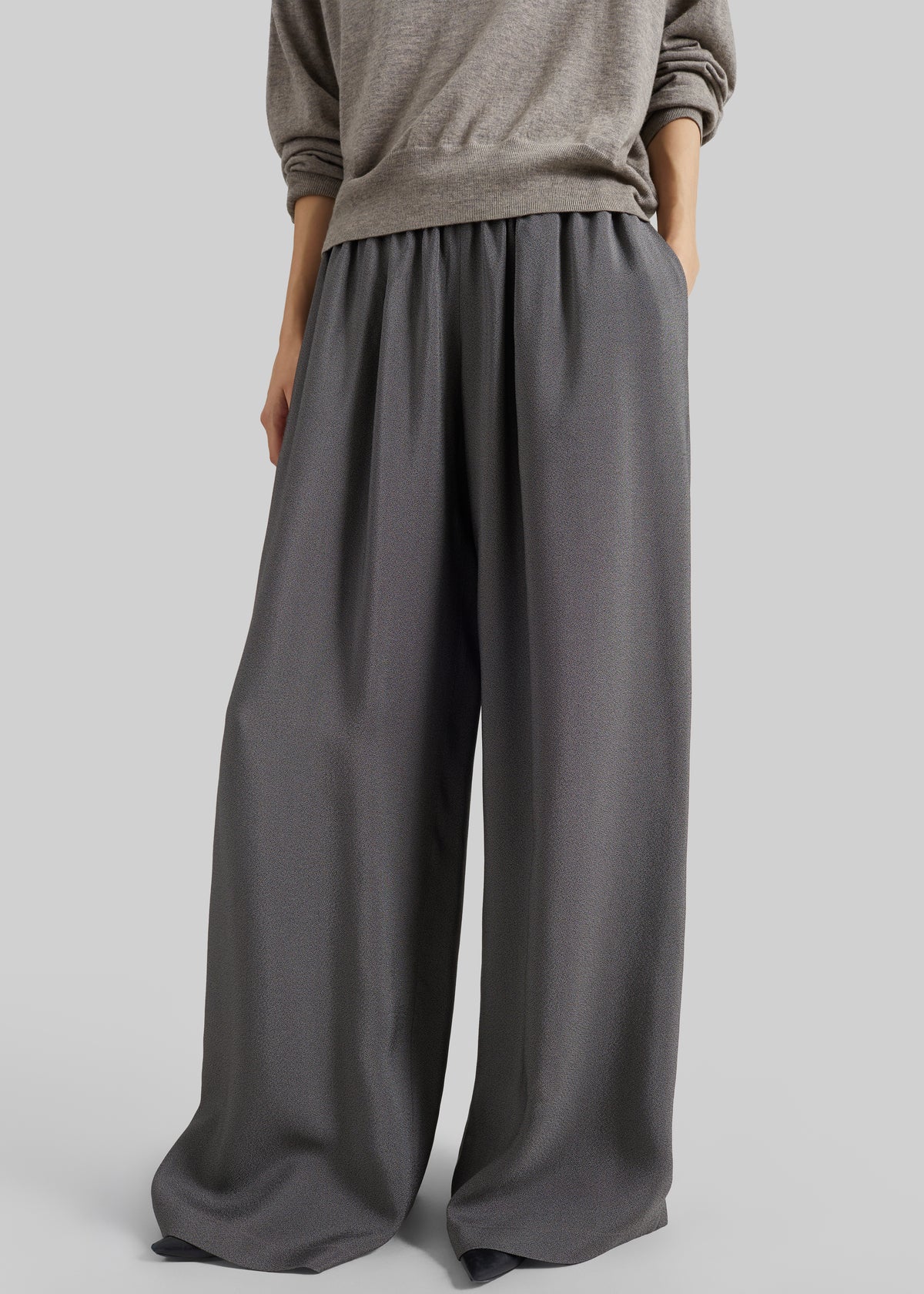 Arone Track Pants - Dark Grey Melange