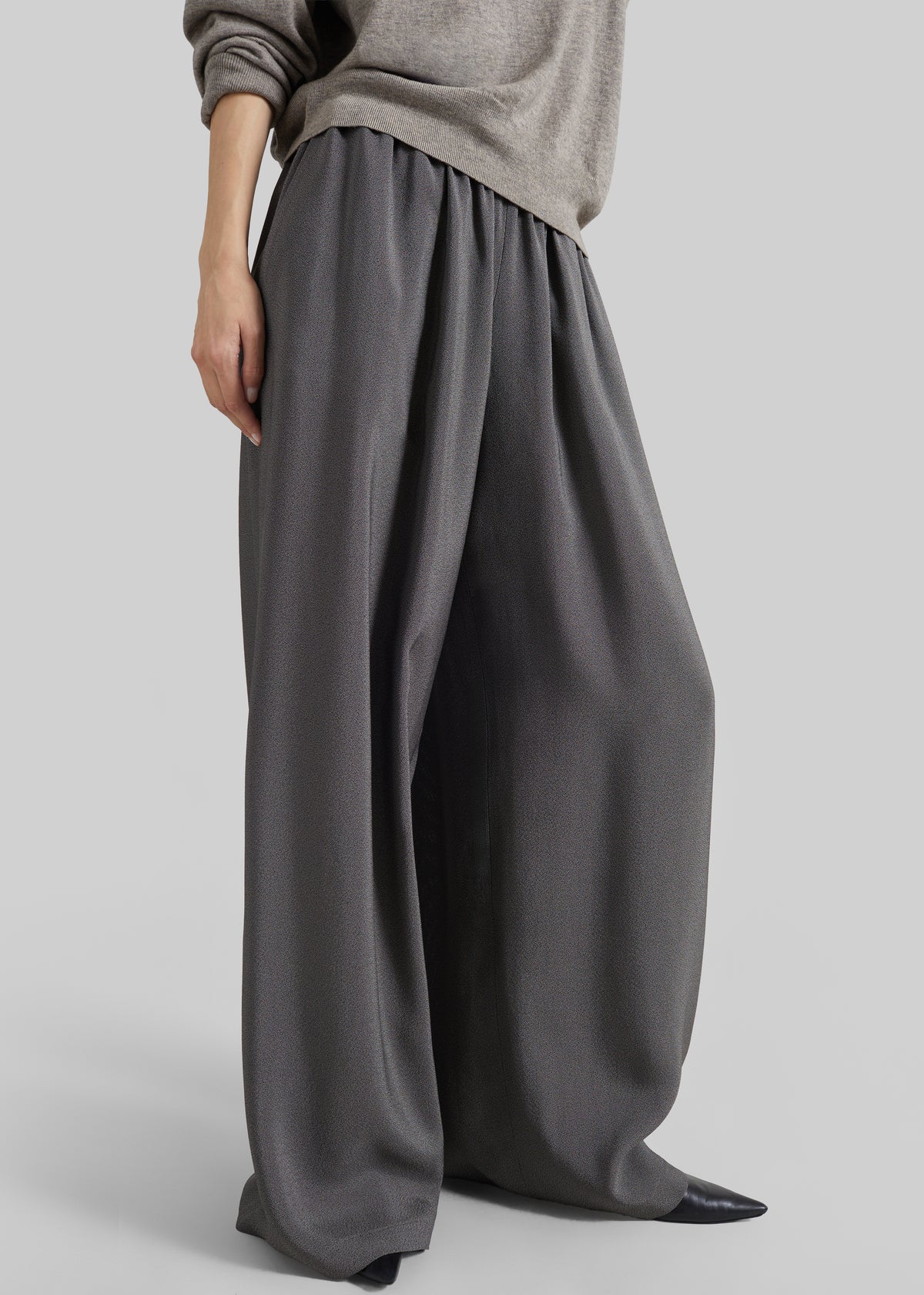 Arone Track Pants - Dark Grey Melange