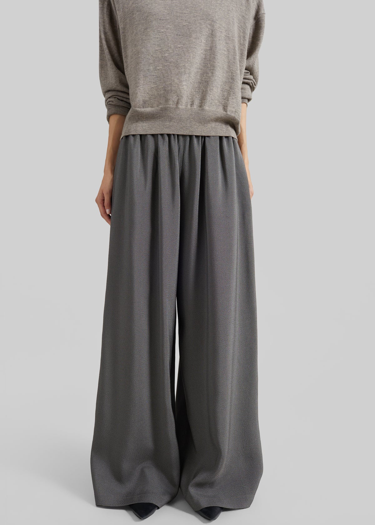 Arone Track Pants - Dark Grey Melange